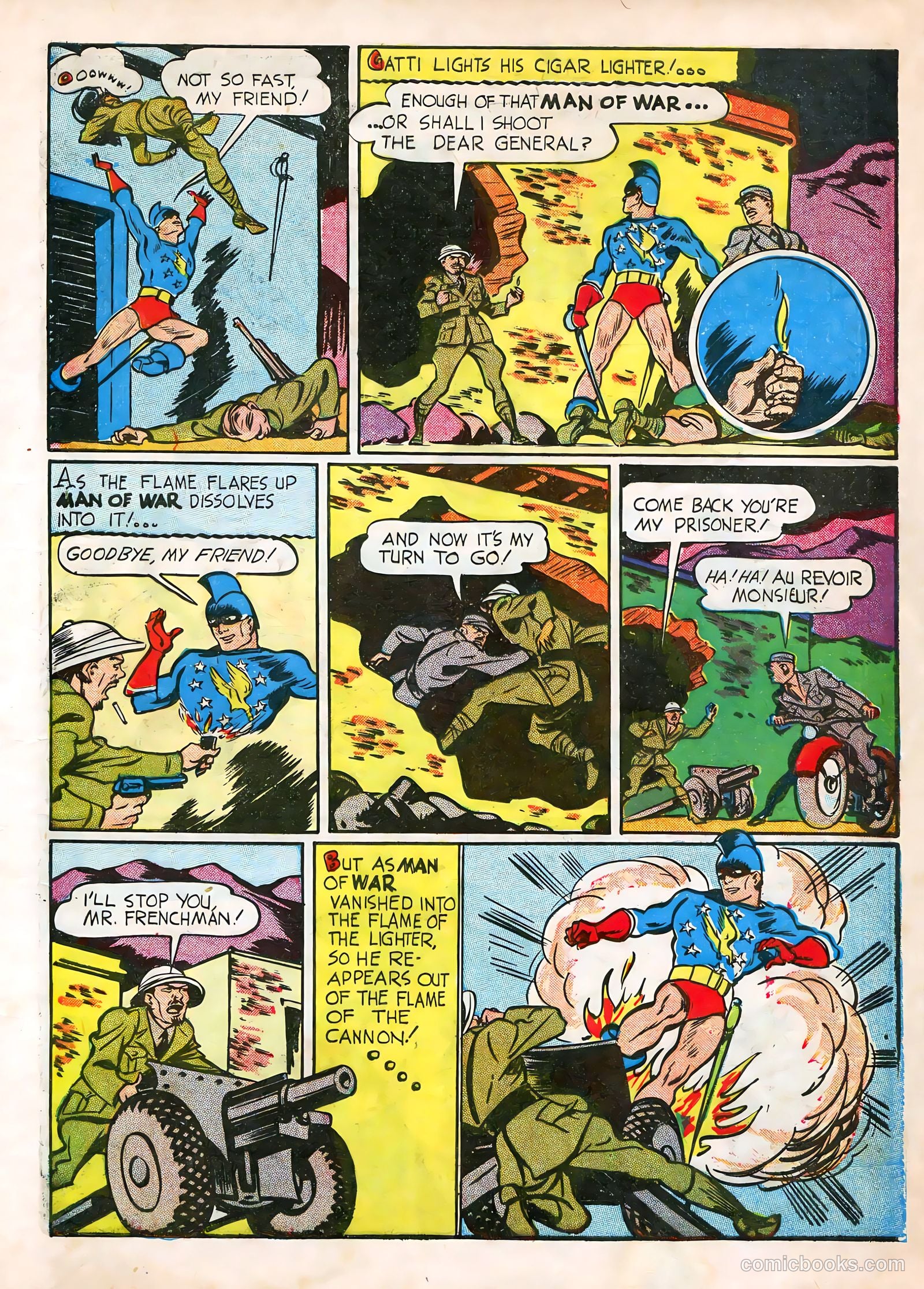 Man of War Comics #2 (1942) — page 8 of 66