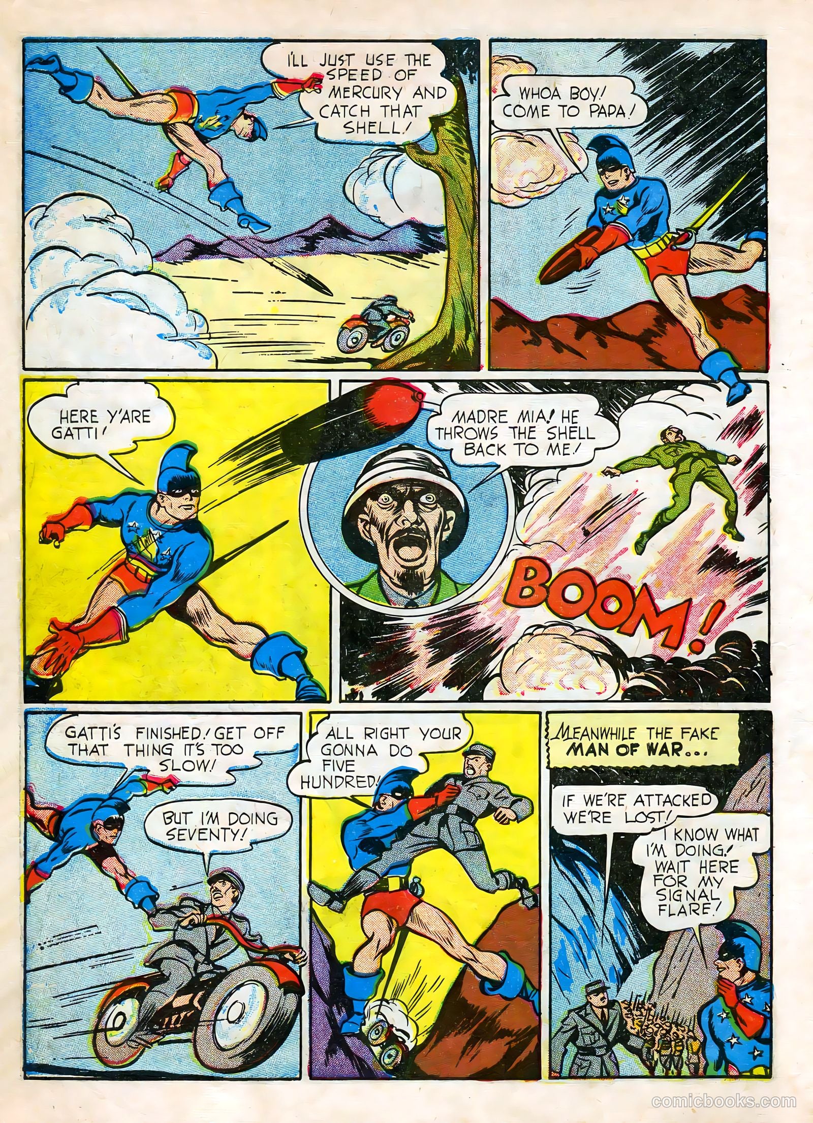 Man of War Comics #2 (1942) — page 9 of 66