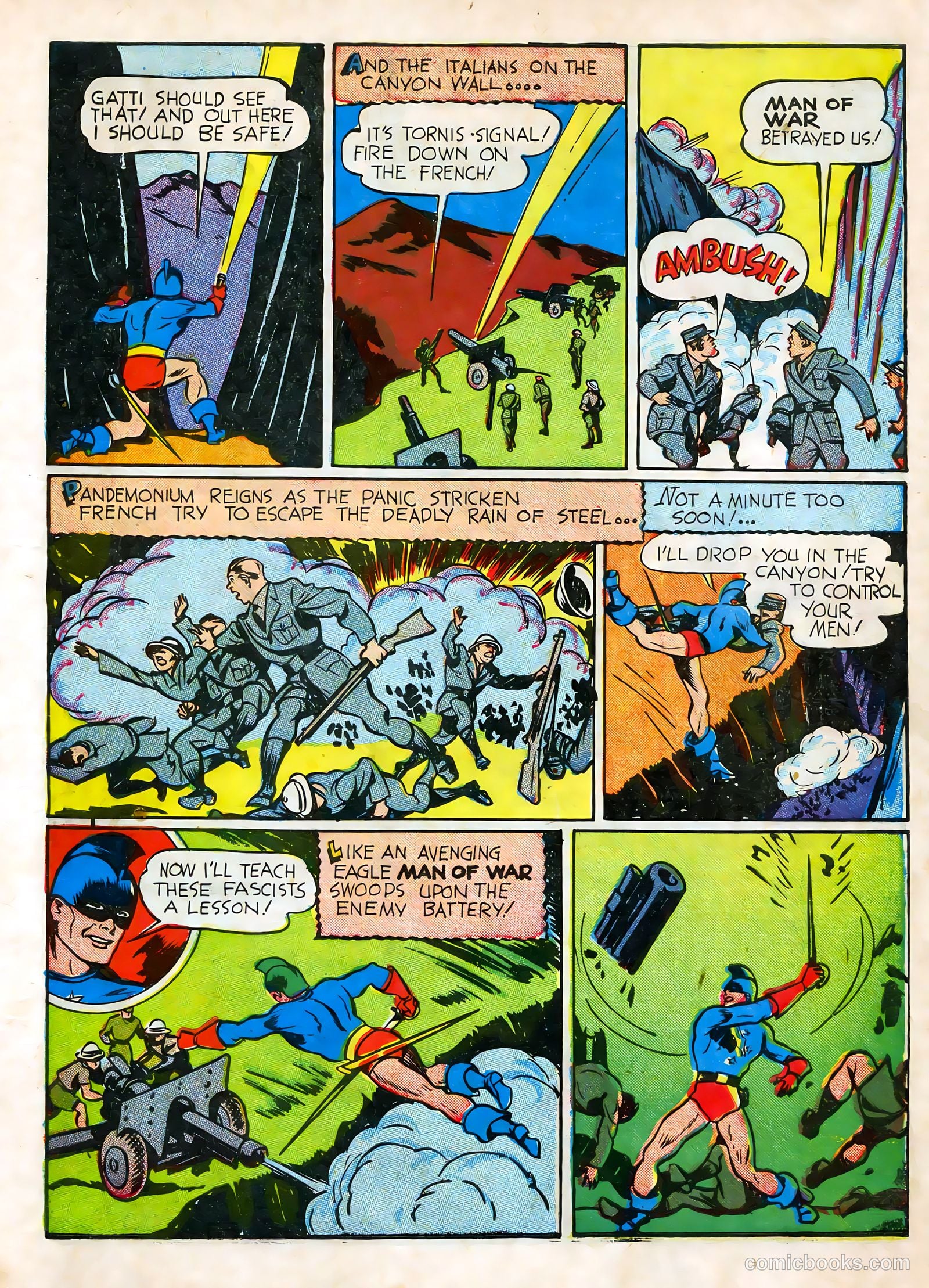 Man of War Comics #2 (1942) — page 10 of 66