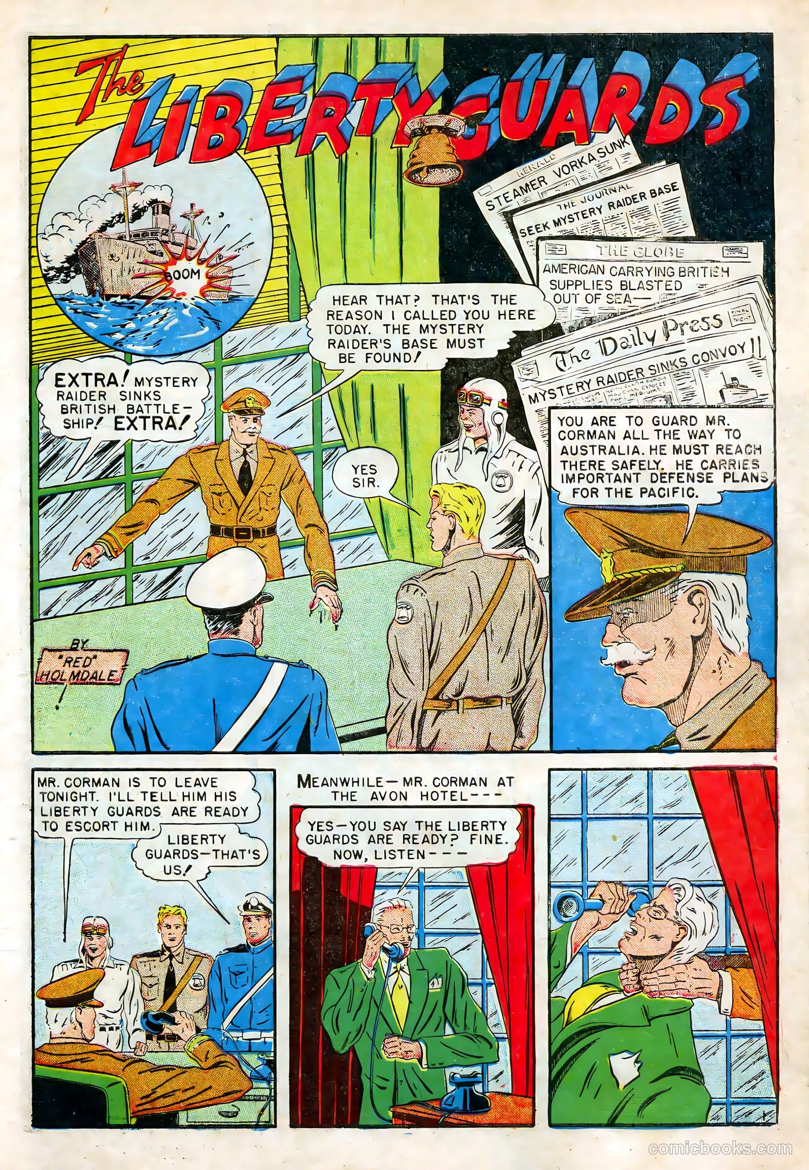 Man of War Comics #2 (1942) — page 12 of 66
