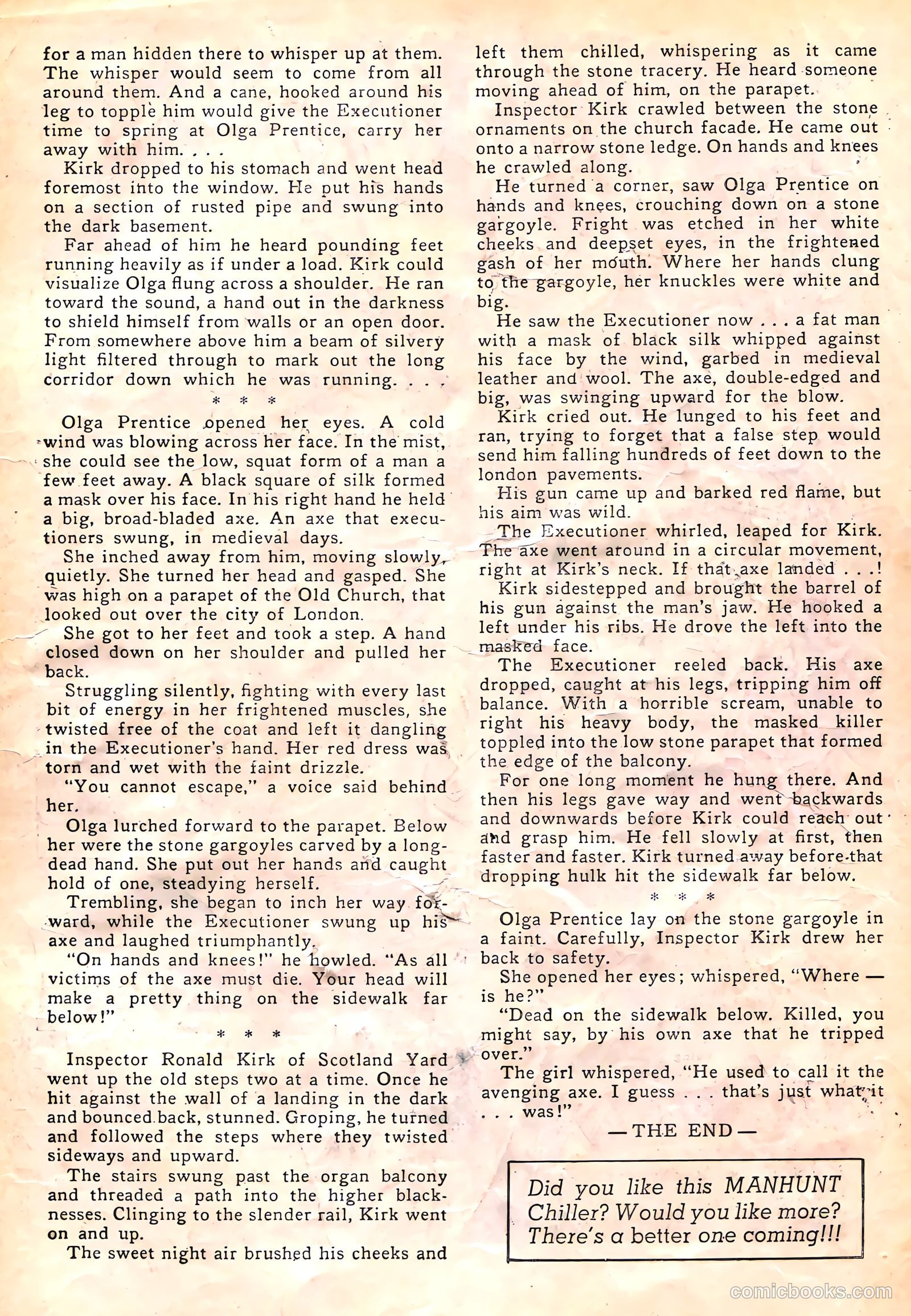 Manhunt #1 (1947) — page 35 of 36