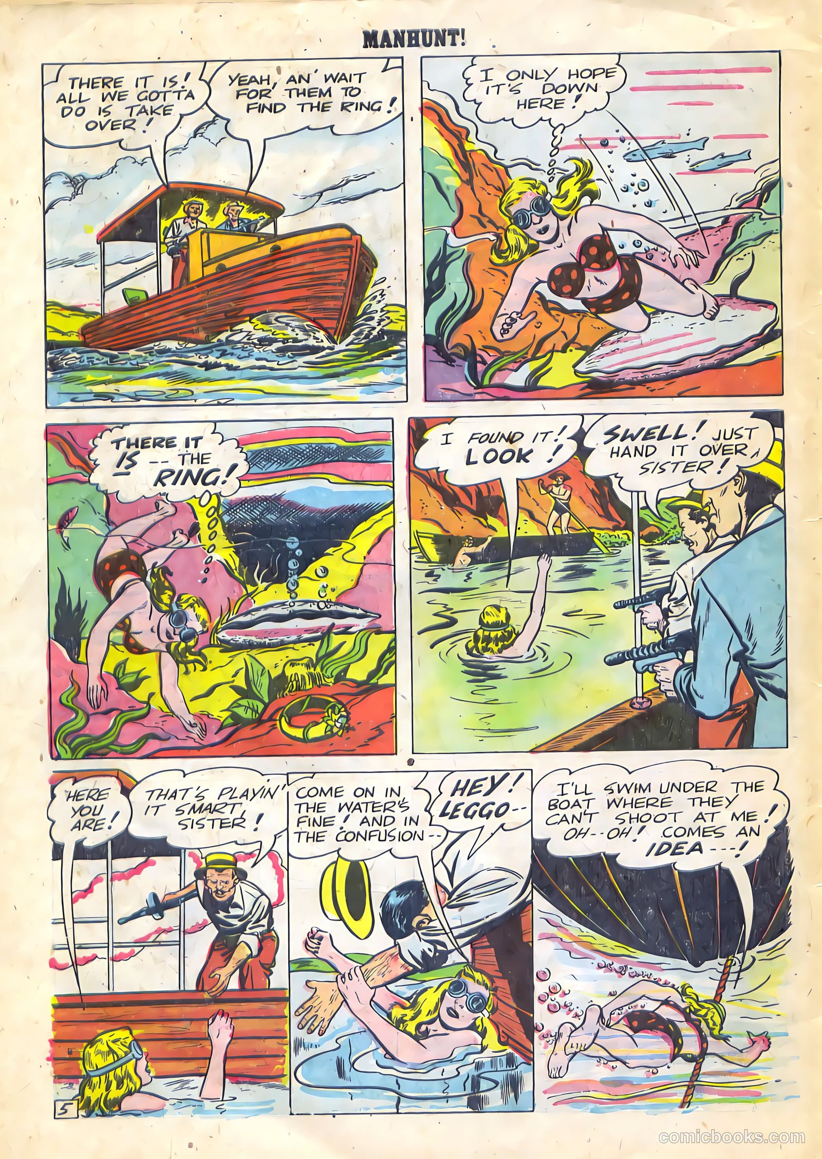 Manhunt #3 (1947) — page 32 of 36