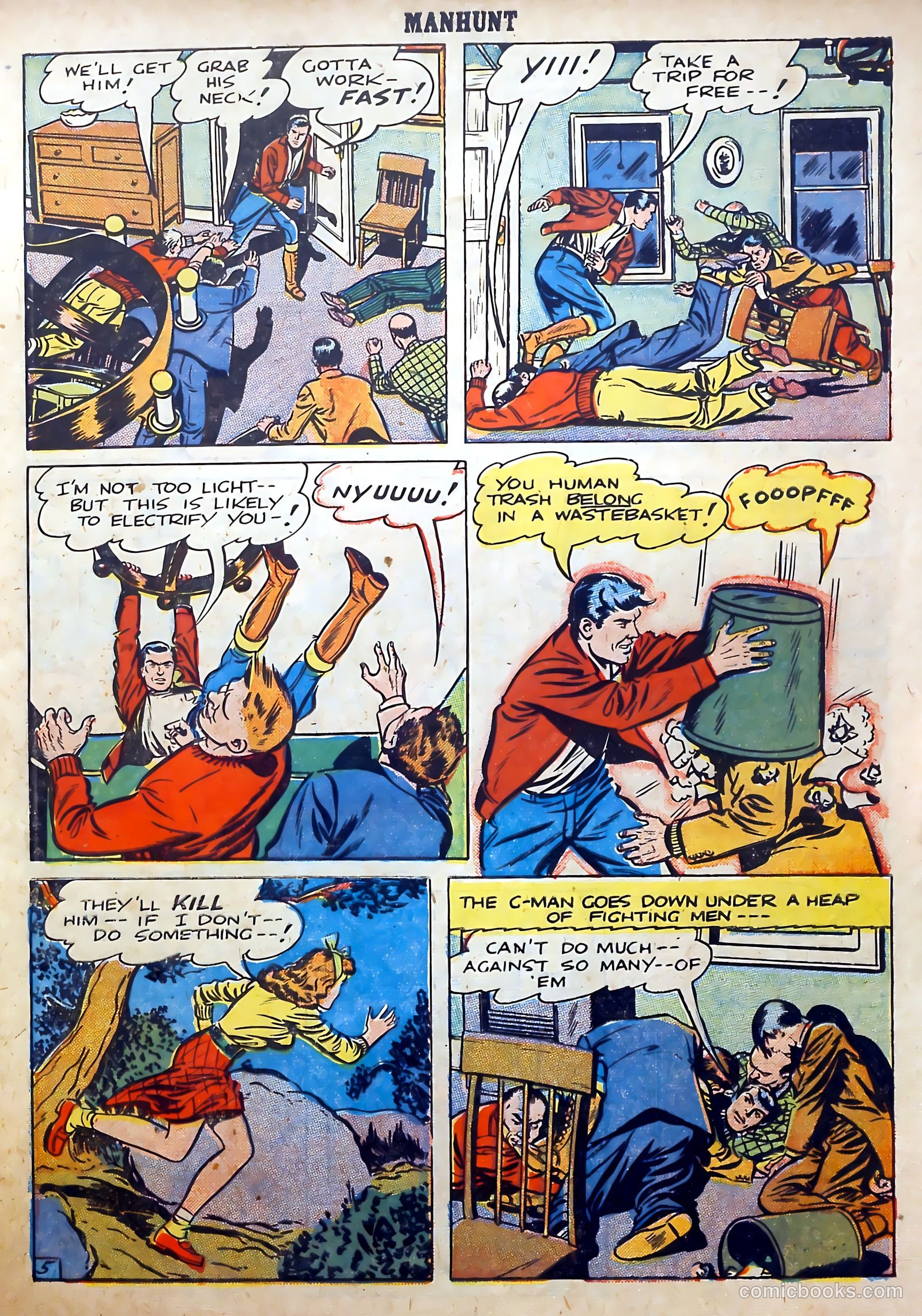 Manhunt #6 (1948) — page 7 of 36