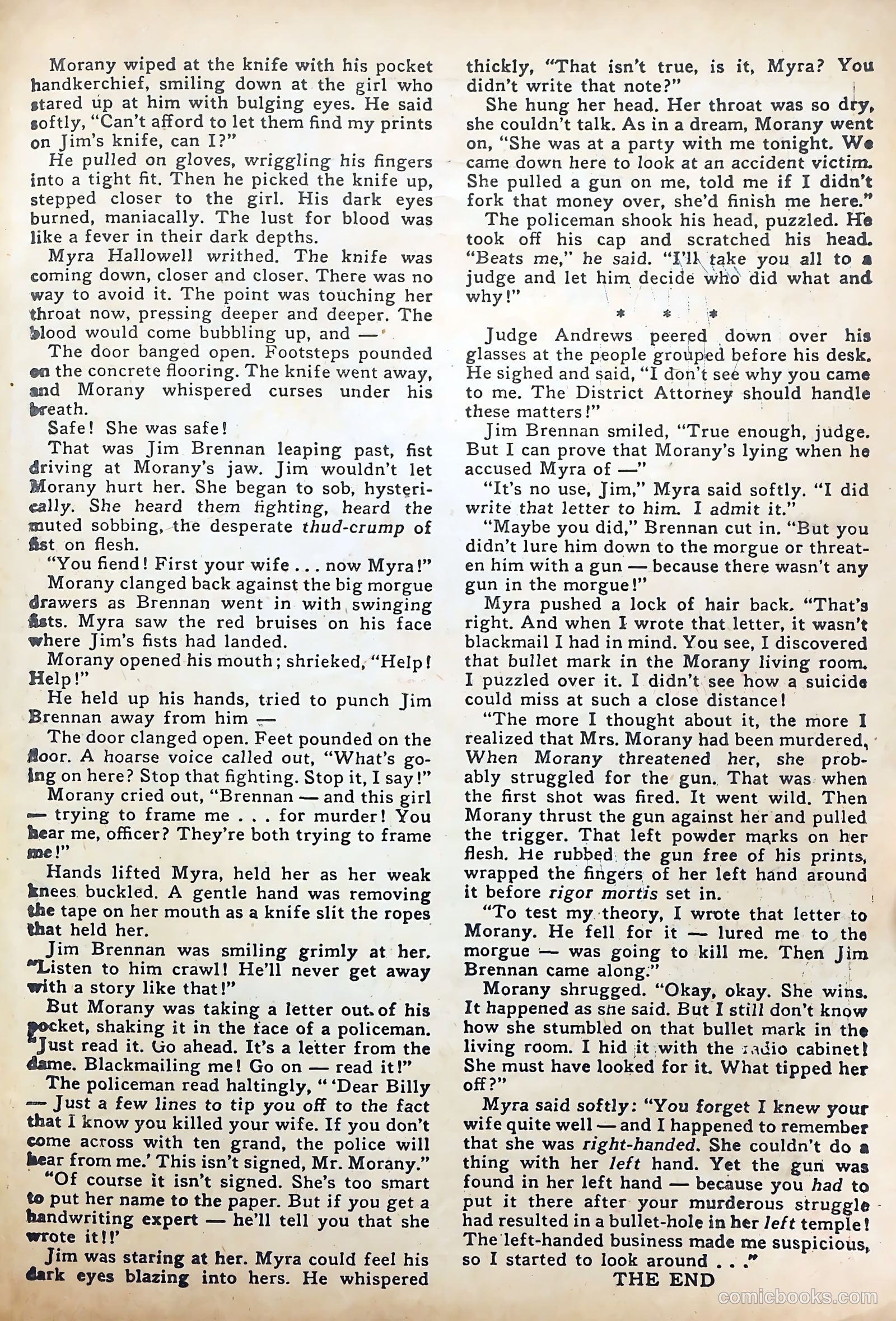 Manhunt #6 (1948) — page 35 of 36
