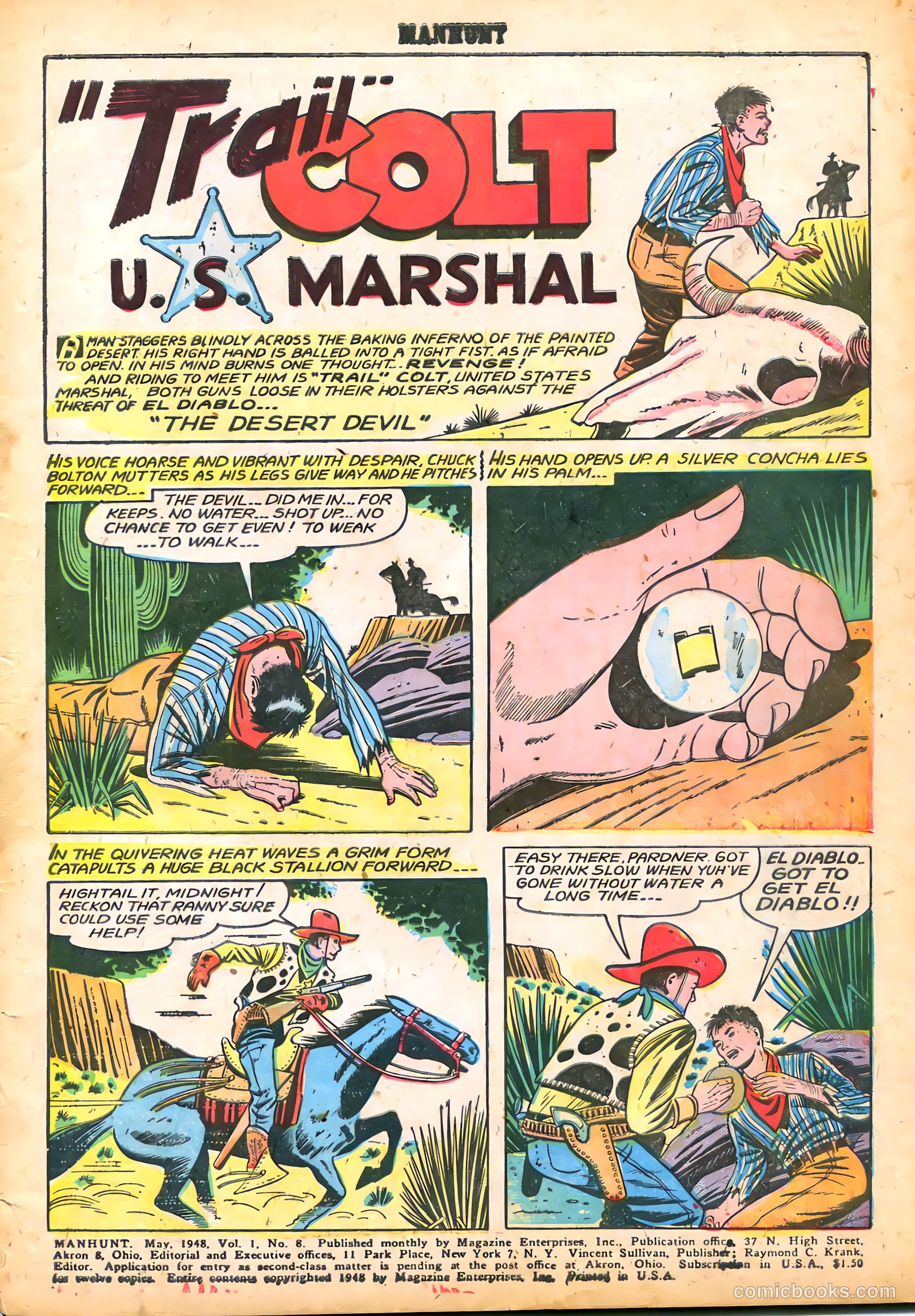 Manhunt #8 (1948) — page 3 of 36
