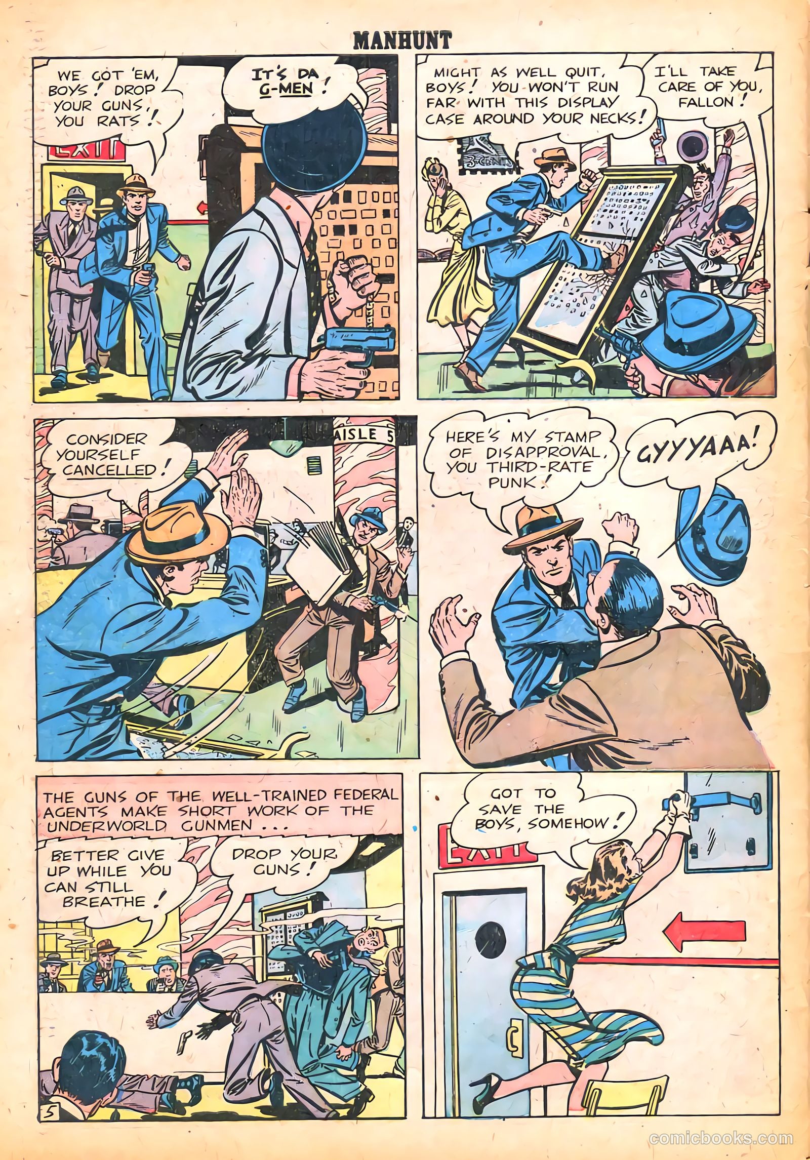 Manhunt #8 (1948) — page 32 of 36