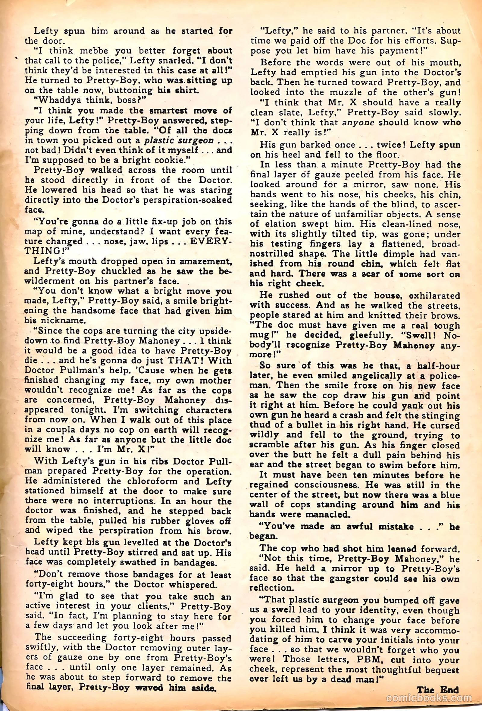 Manhunt #8 (1948) — page 35 of 36