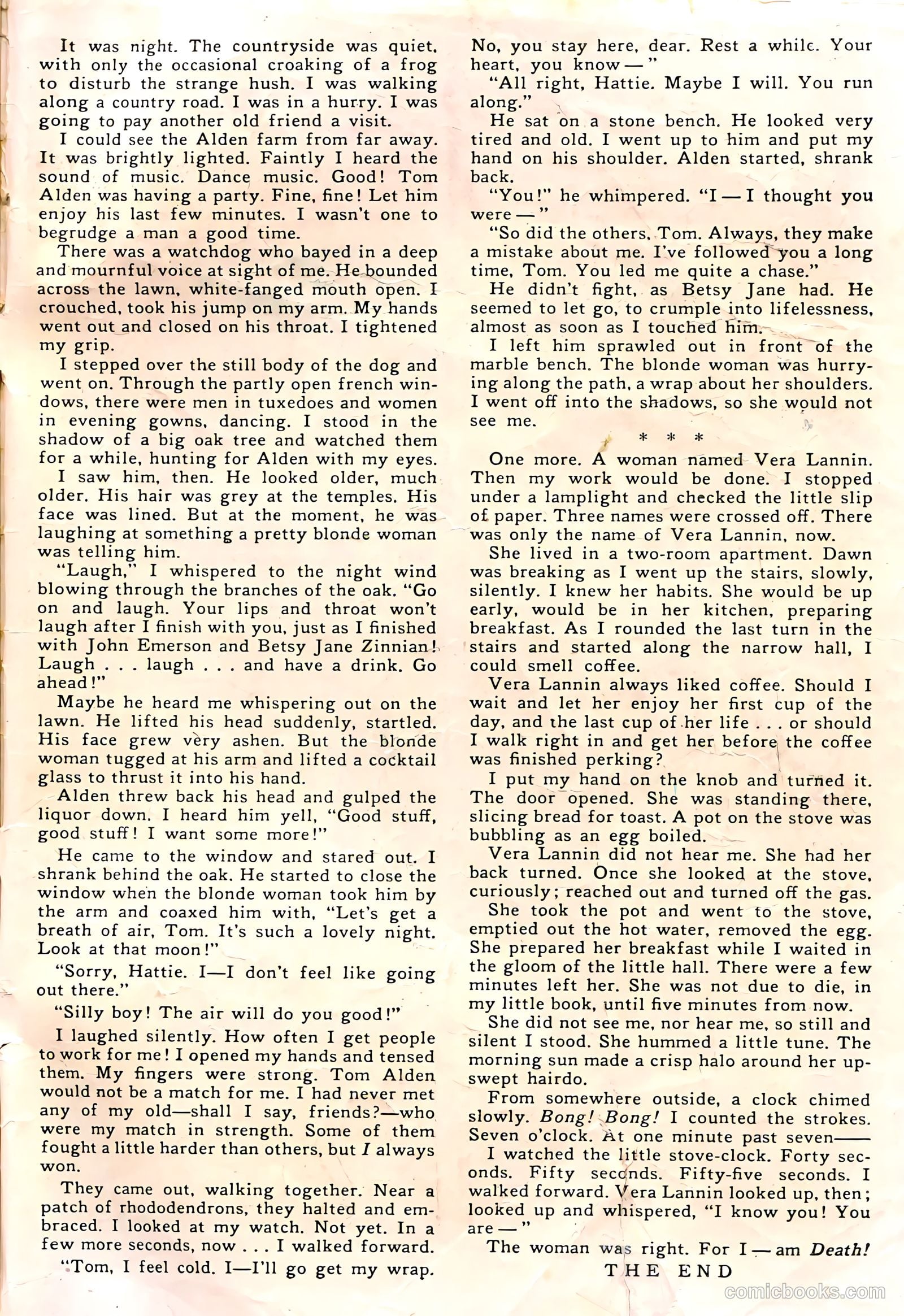 Manhunt #9 (1948) — page 35 of 36