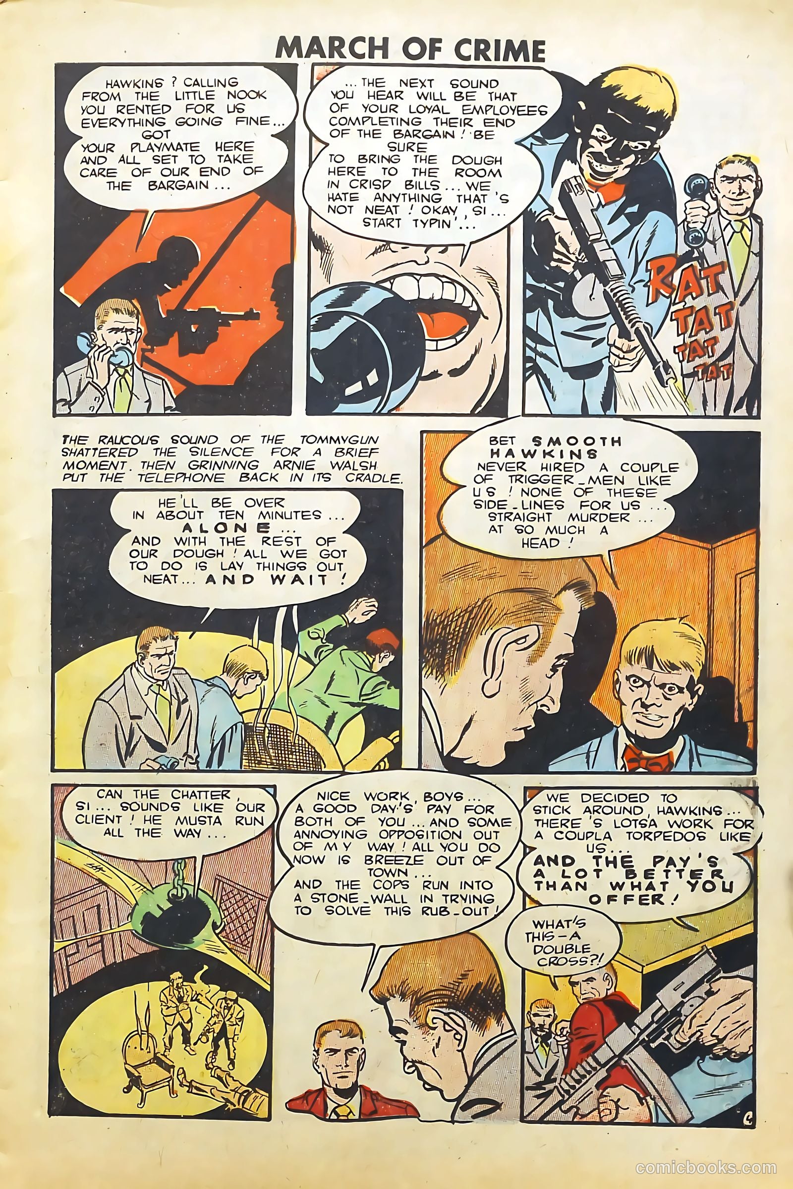 March of Crime #1 (1950) — page 5 of 36