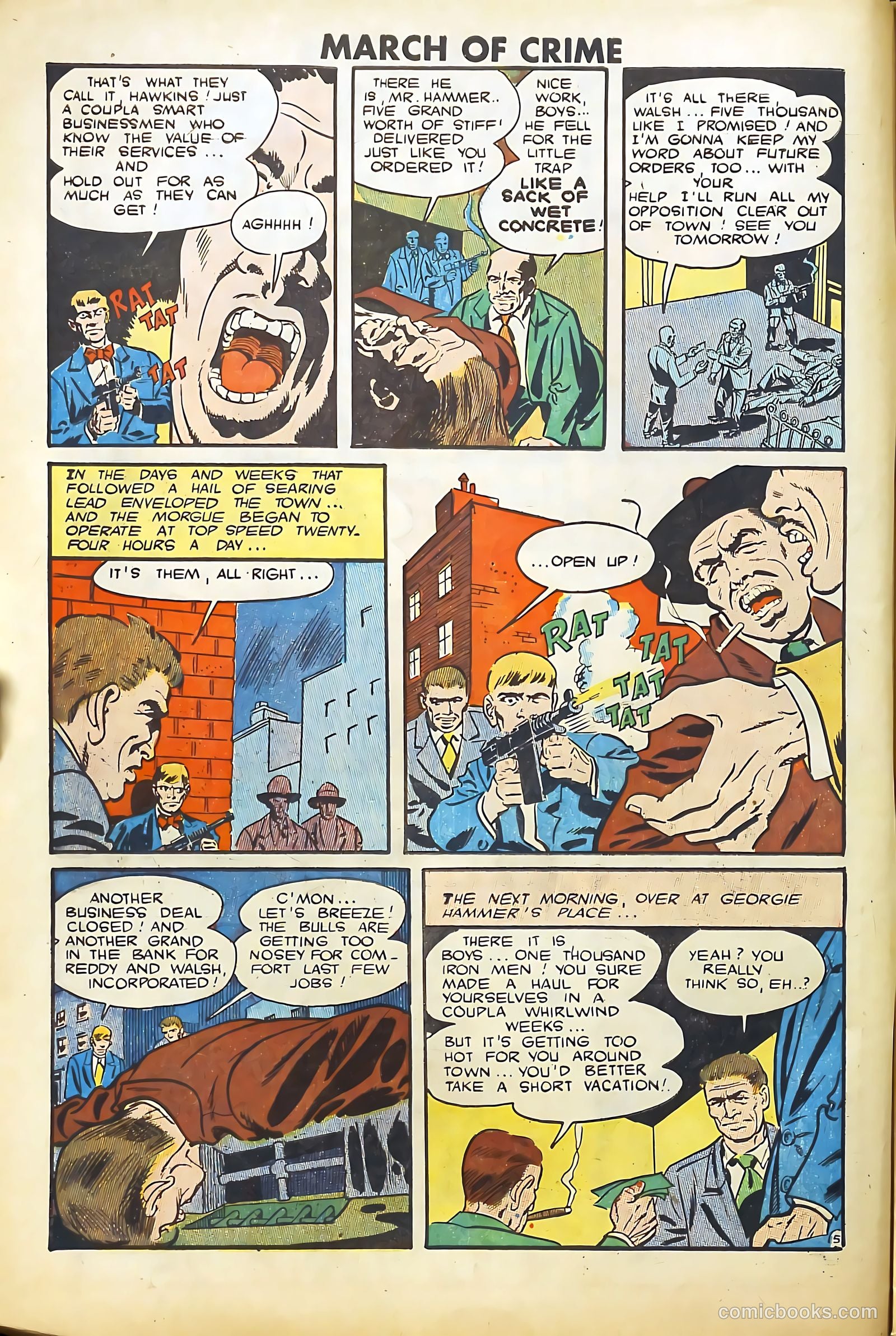 March of Crime #1 (1950) — page 6 of 36