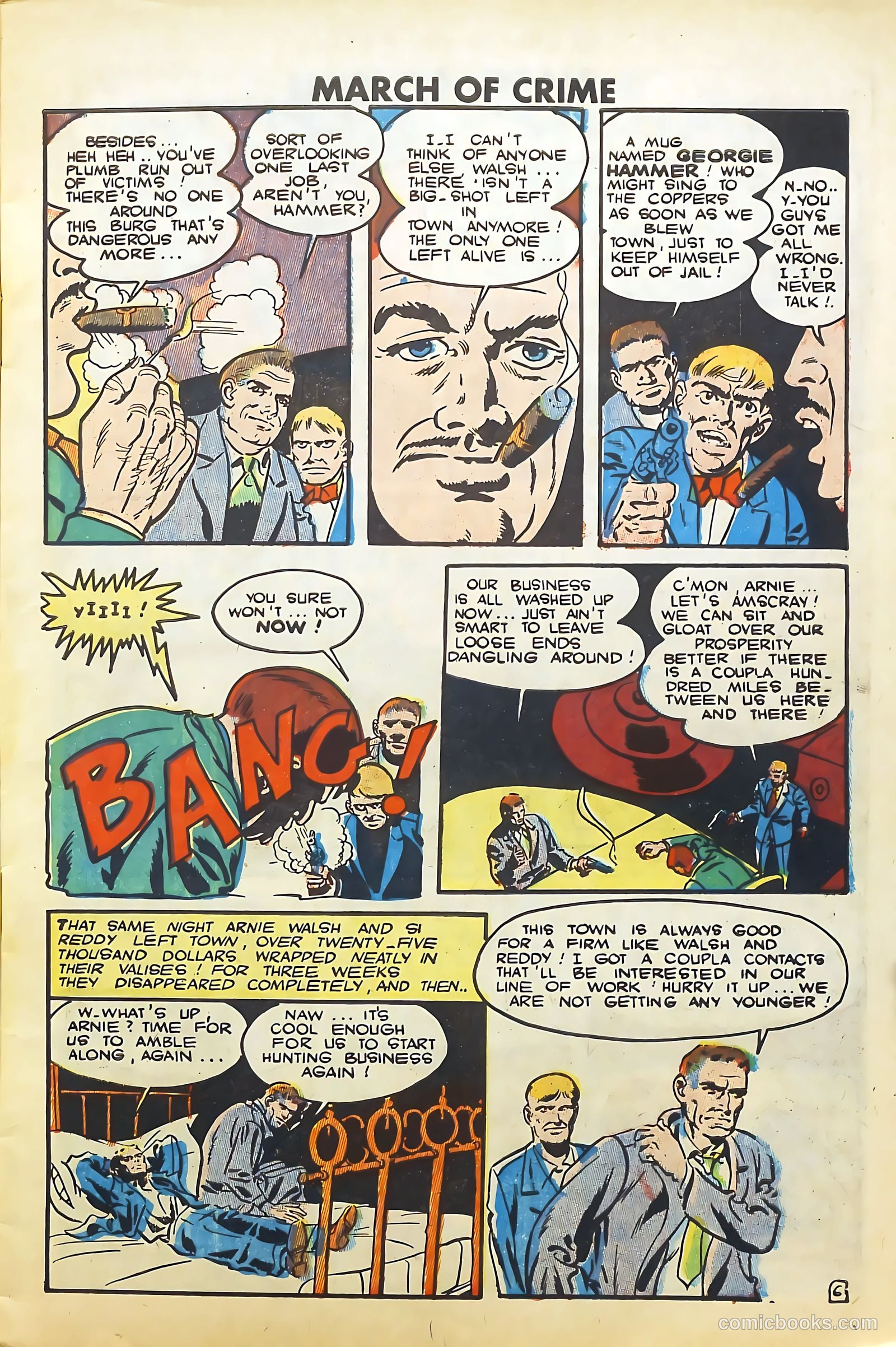 March of Crime #1 (1950) — page 7 of 36
