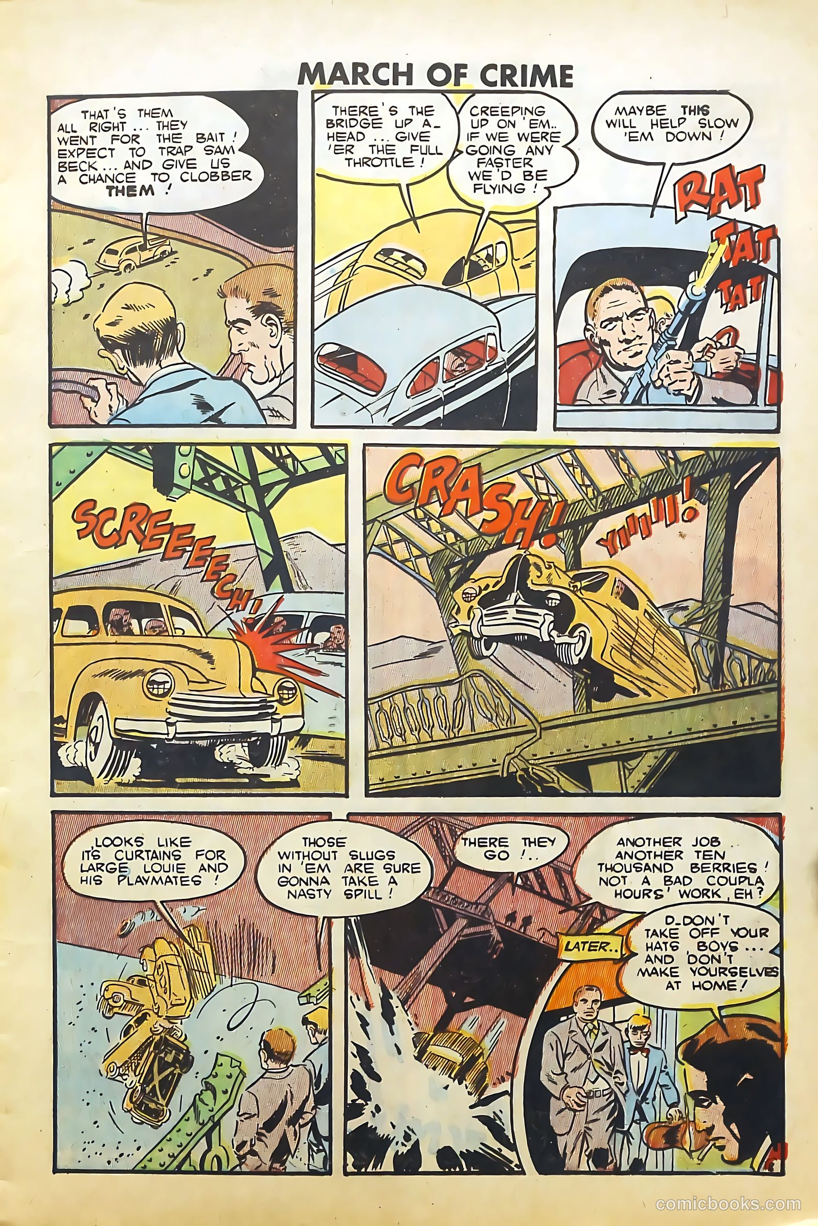 March of Crime #1 (1950) — page 9 of 36