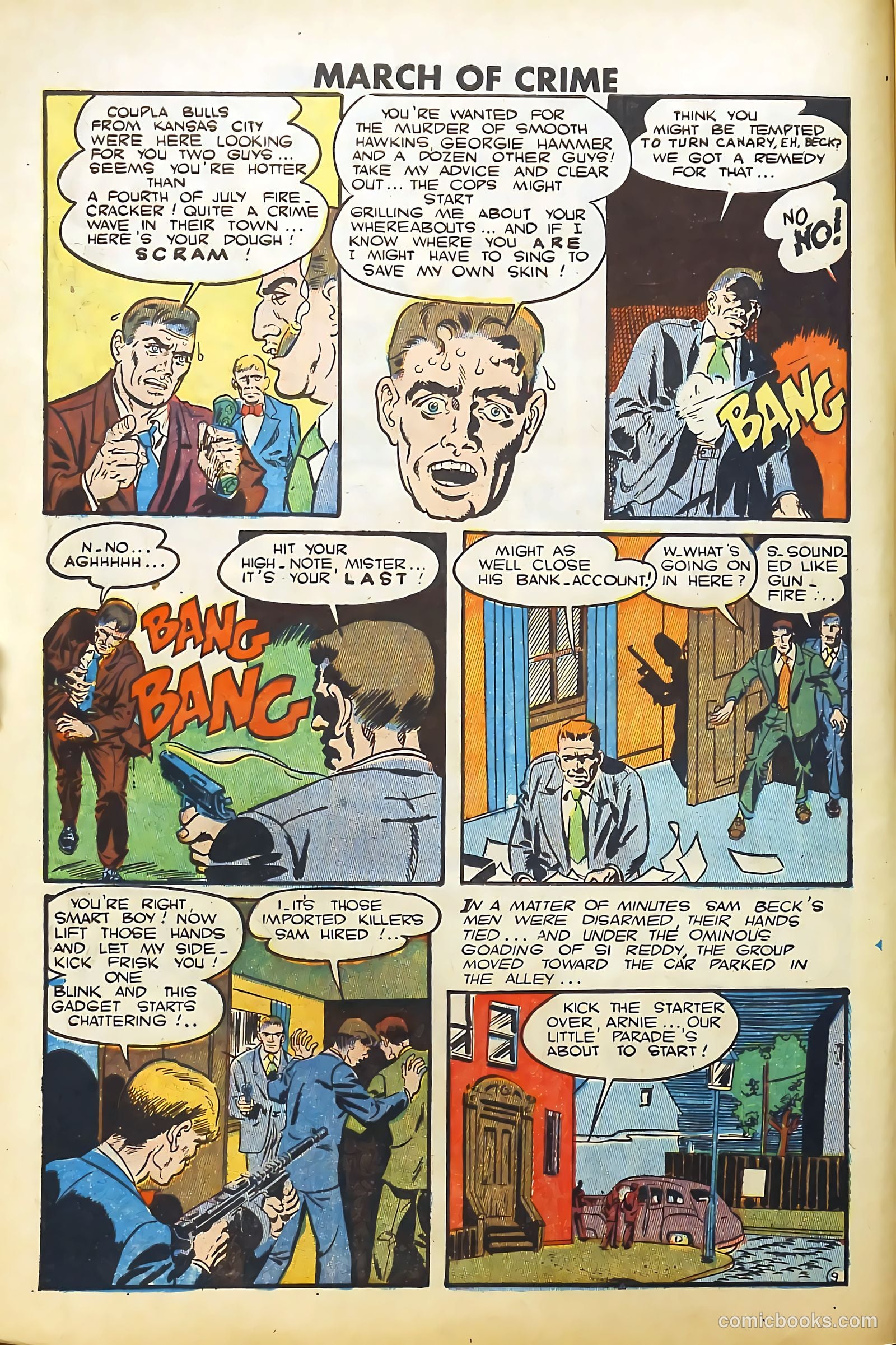 March of Crime #1 (1950) — page 10 of 36