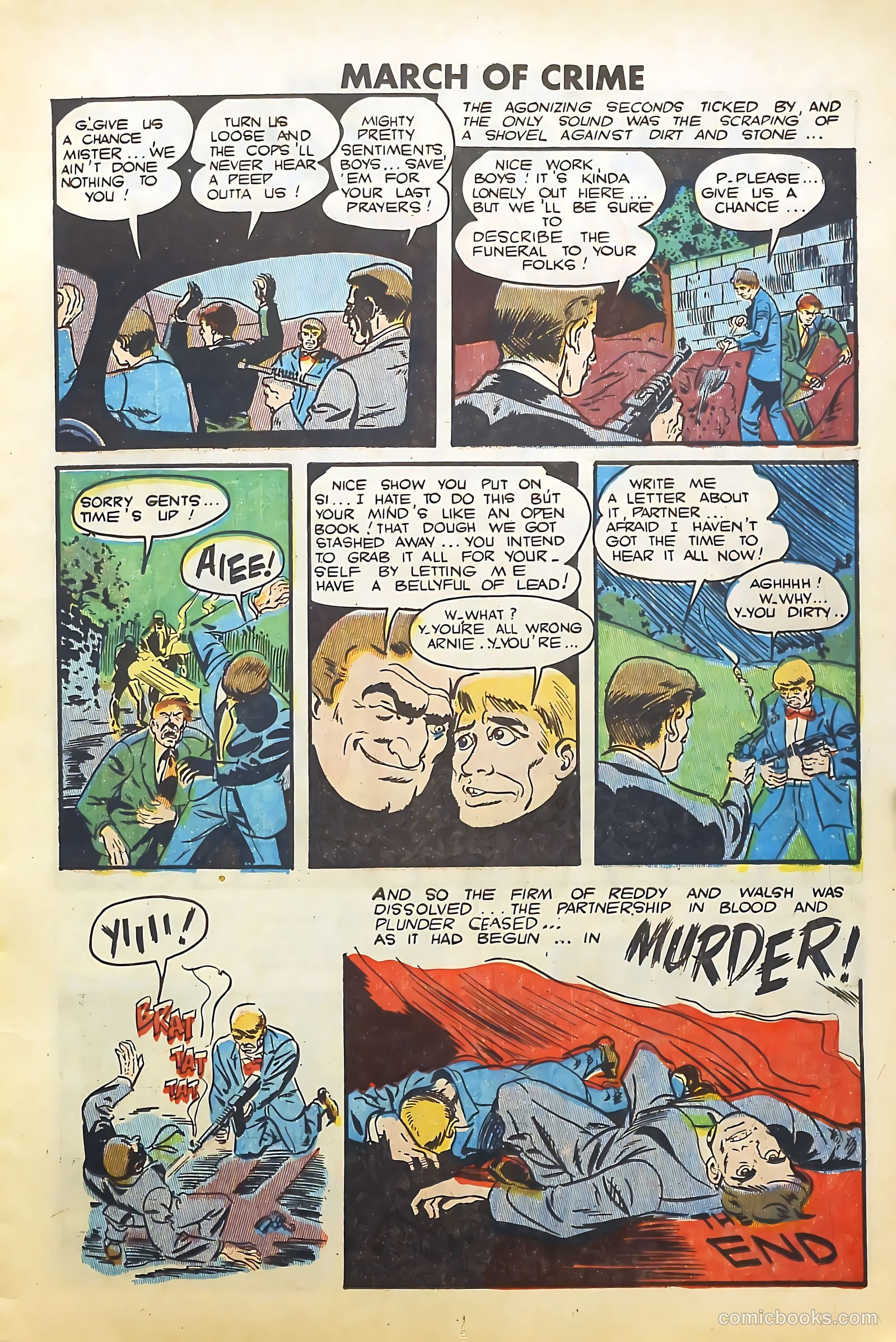 March of Crime #1 (1950) — page 11 of 36