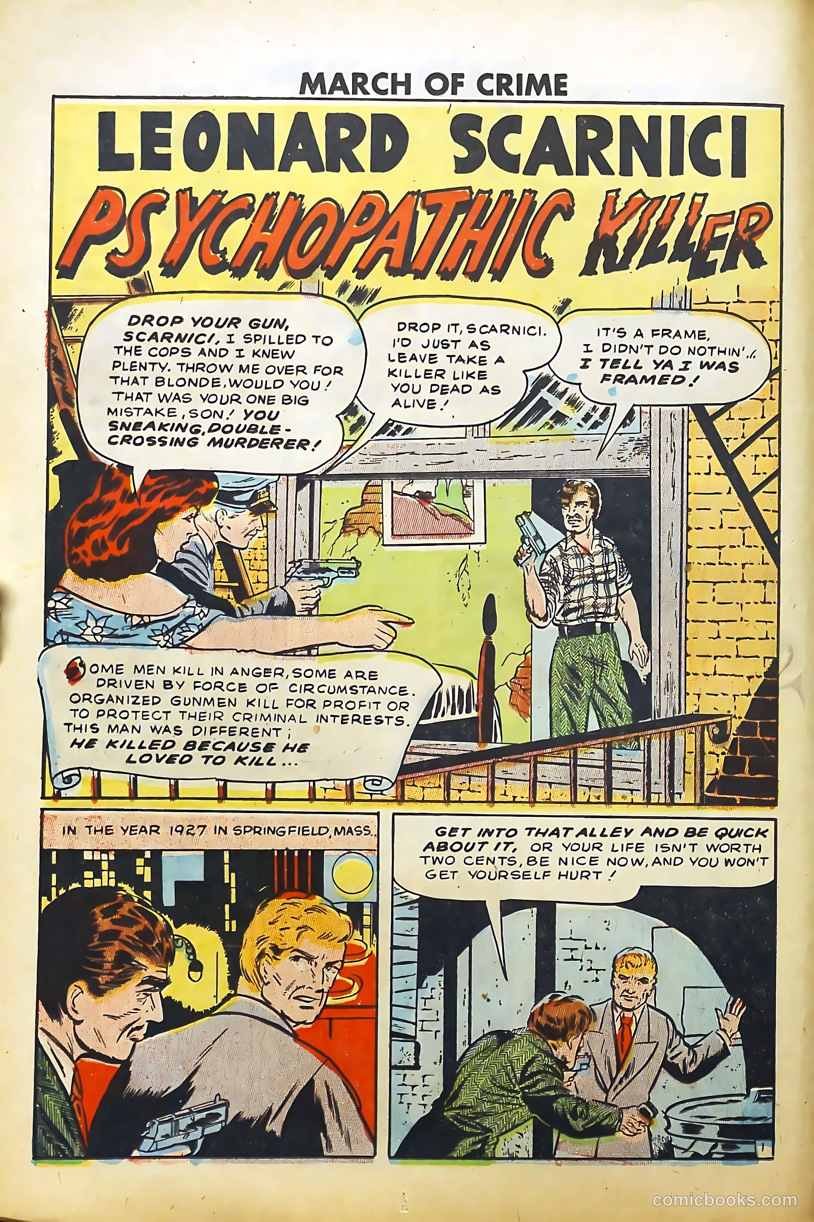 March of Crime #1 (1950) — page 12 of 36