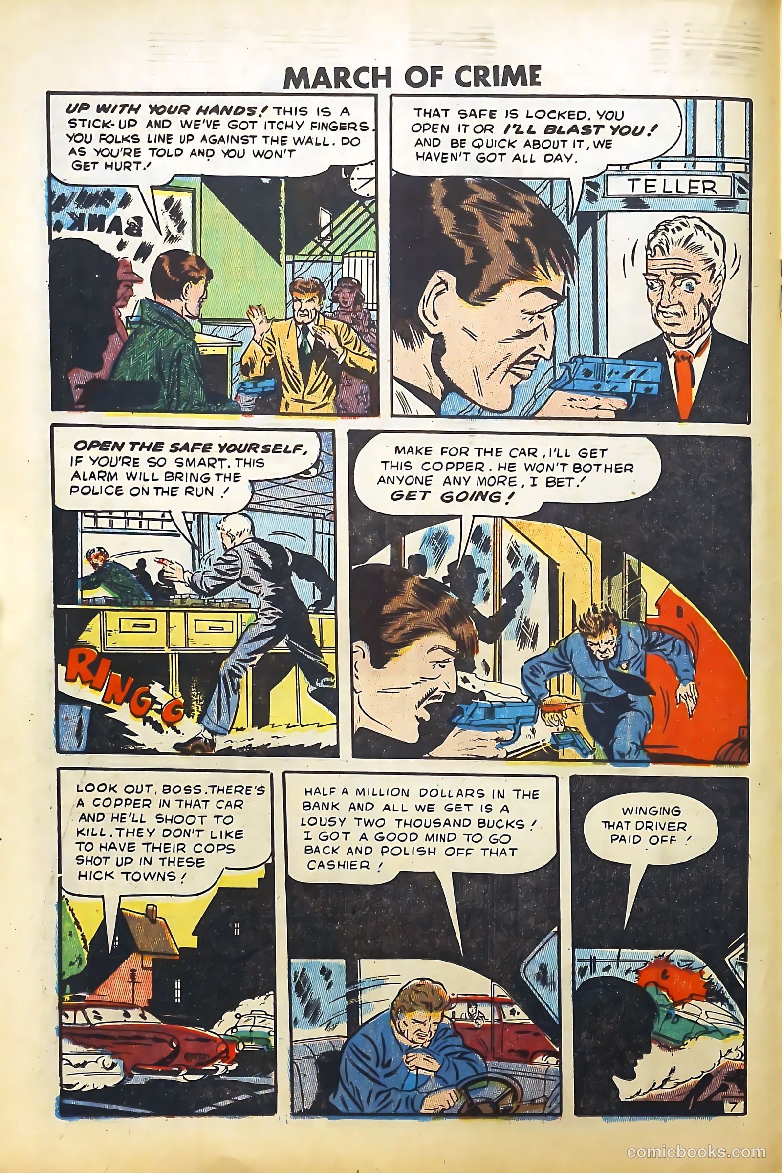 March of Crime #1 (1950) — page 18 of 36