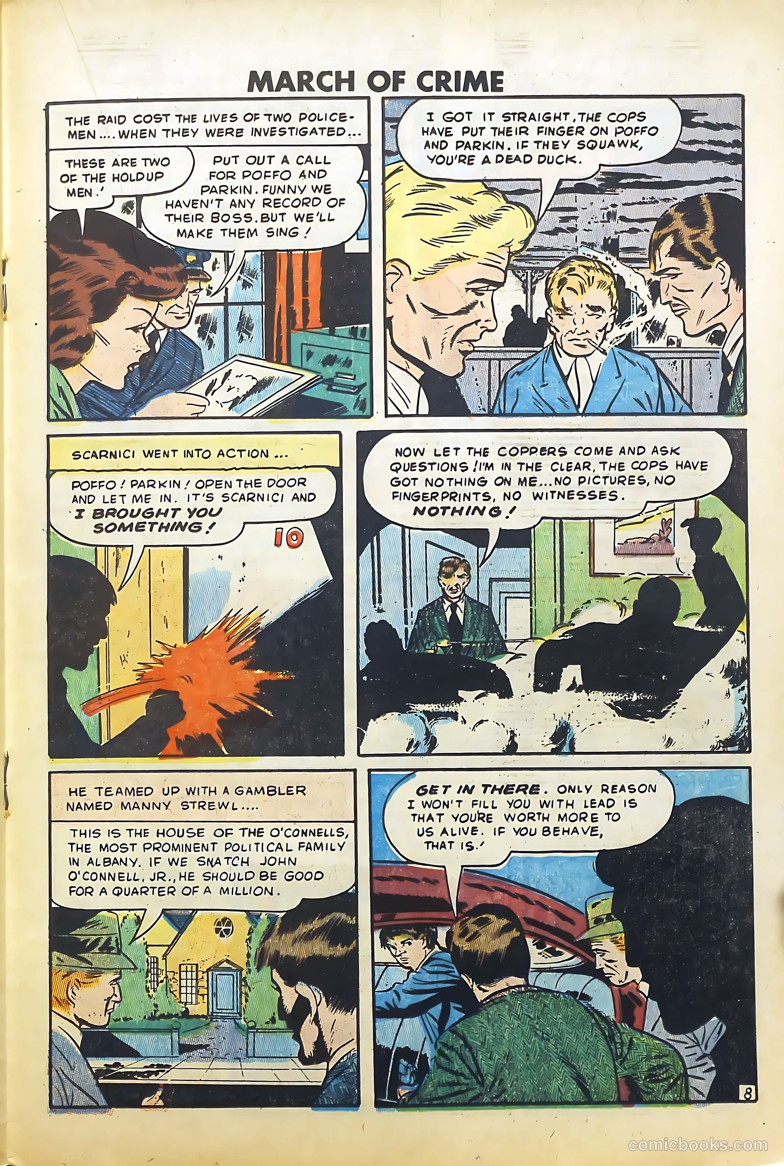 March of Crime #1 (1950) — page 19 of 36