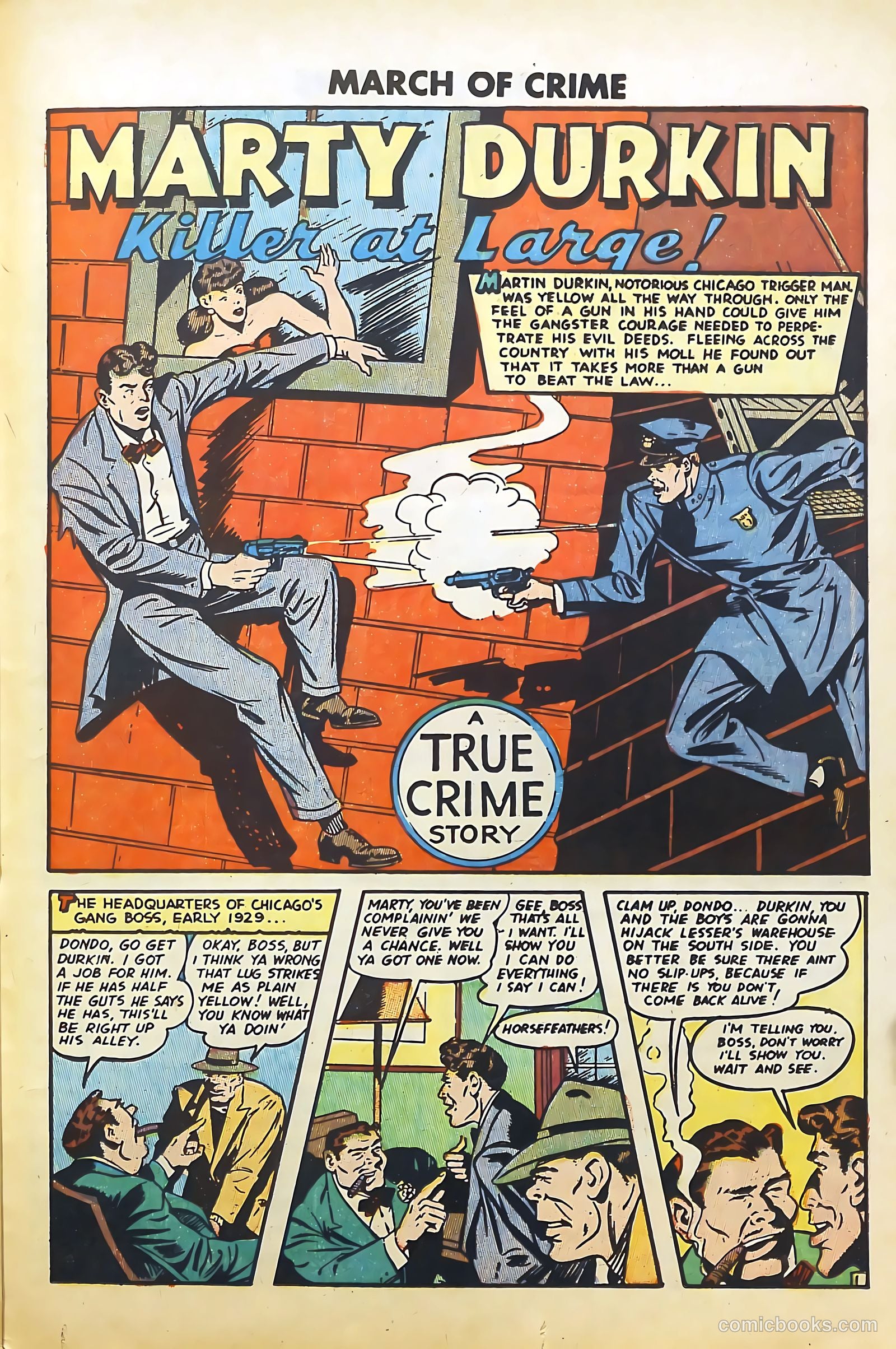 March of Crime #1 (1950) — page 23 of 36