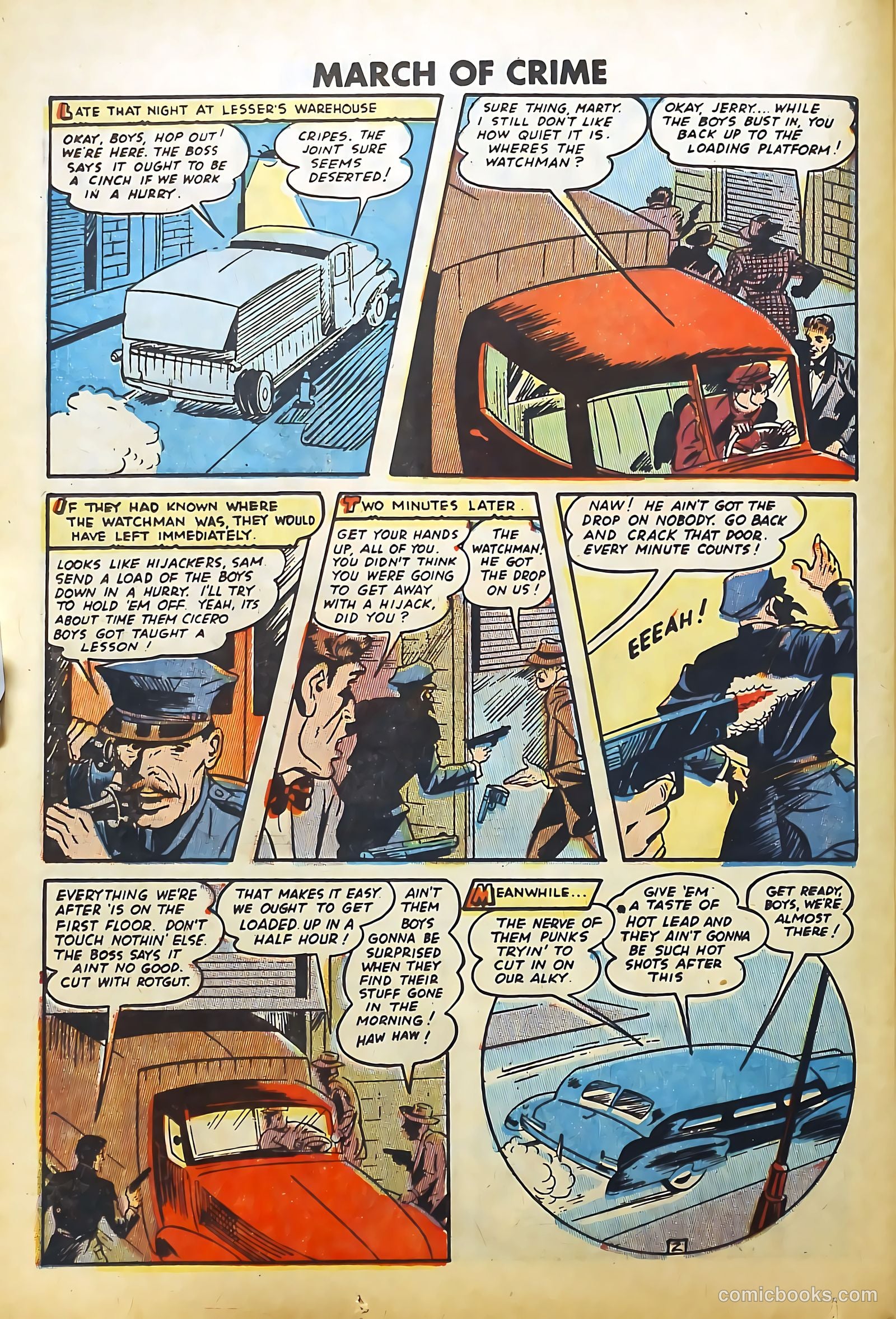 March of Crime #1 (1950) — page 24 of 36