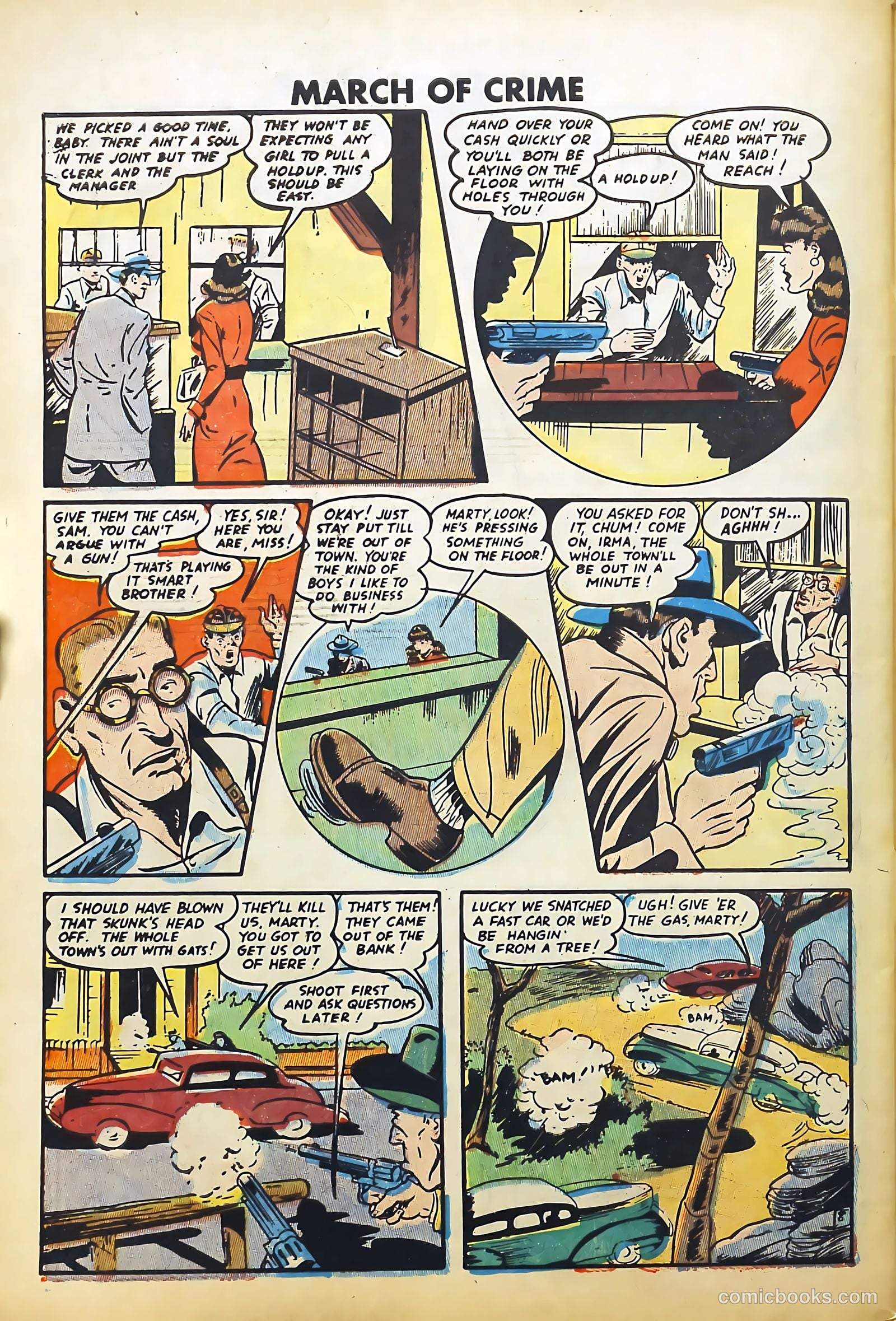 March of Crime #1 (1950) — page 30 of 36
