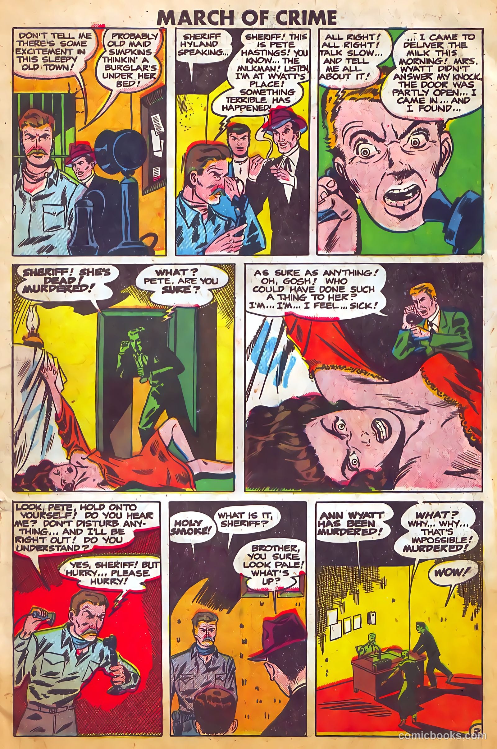 March of Crime #2 (1950) — page 3 of 36