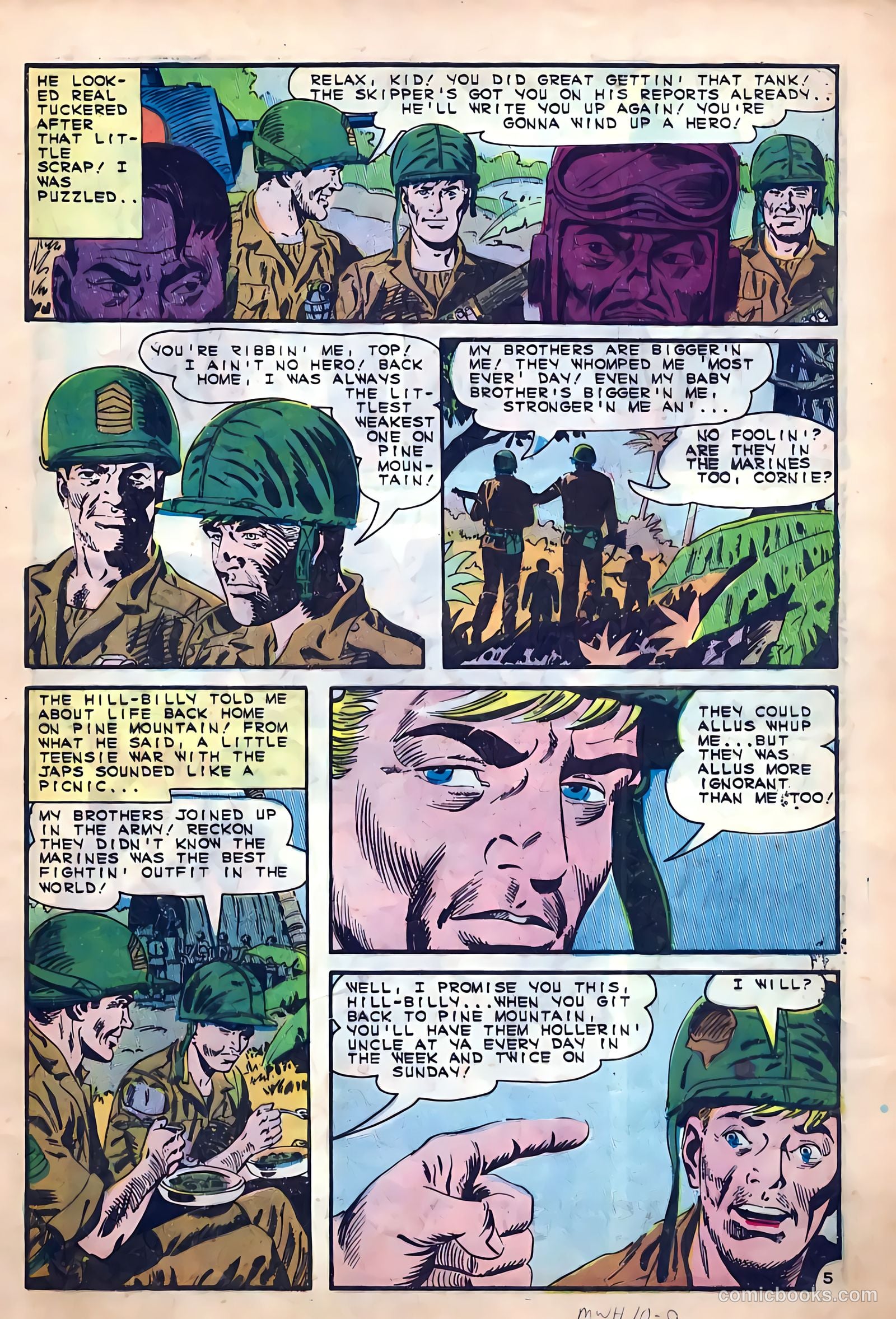 Marine War Heroes #10 (1965) — page 9 of 36