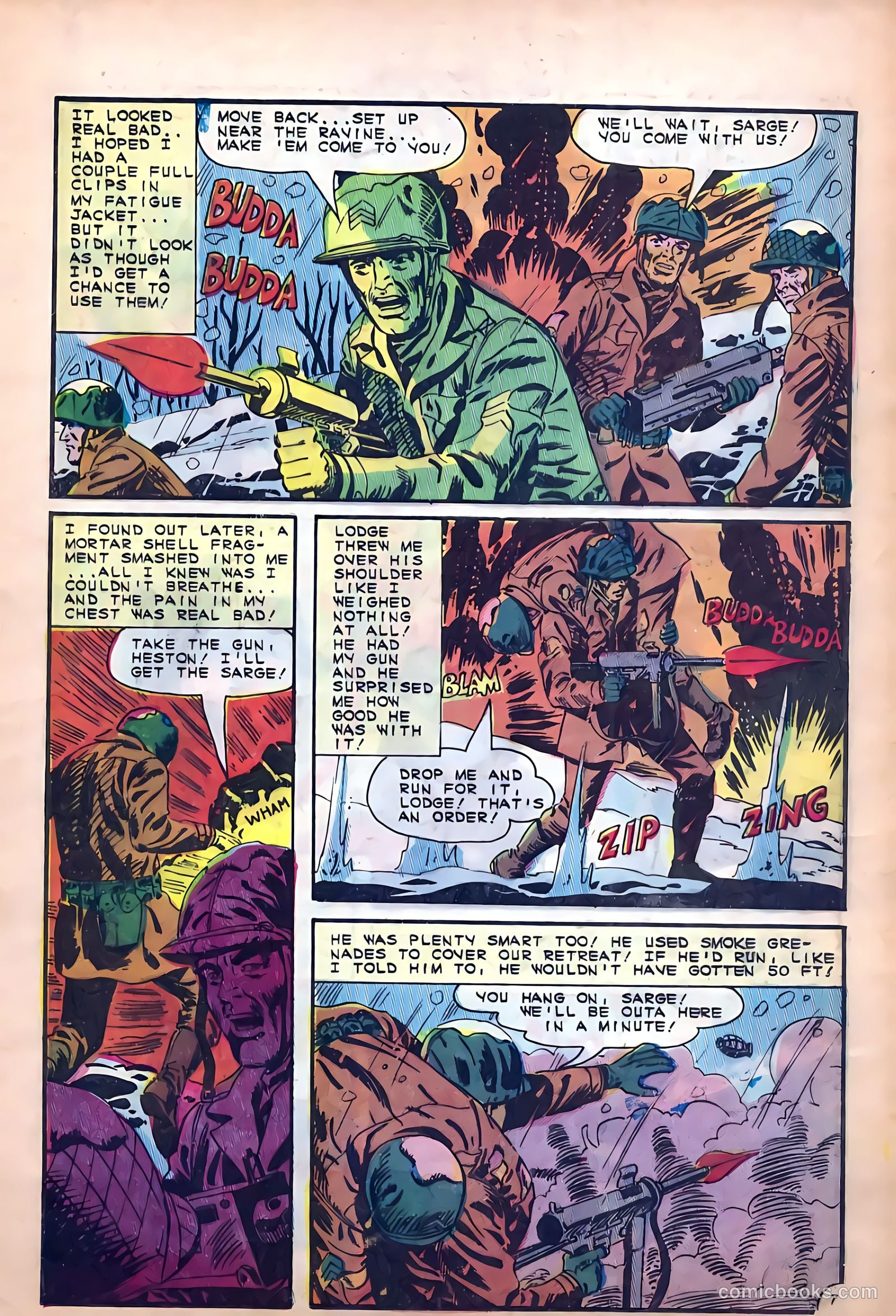 Marine War Heroes #10 (1965) — page 21 of 36