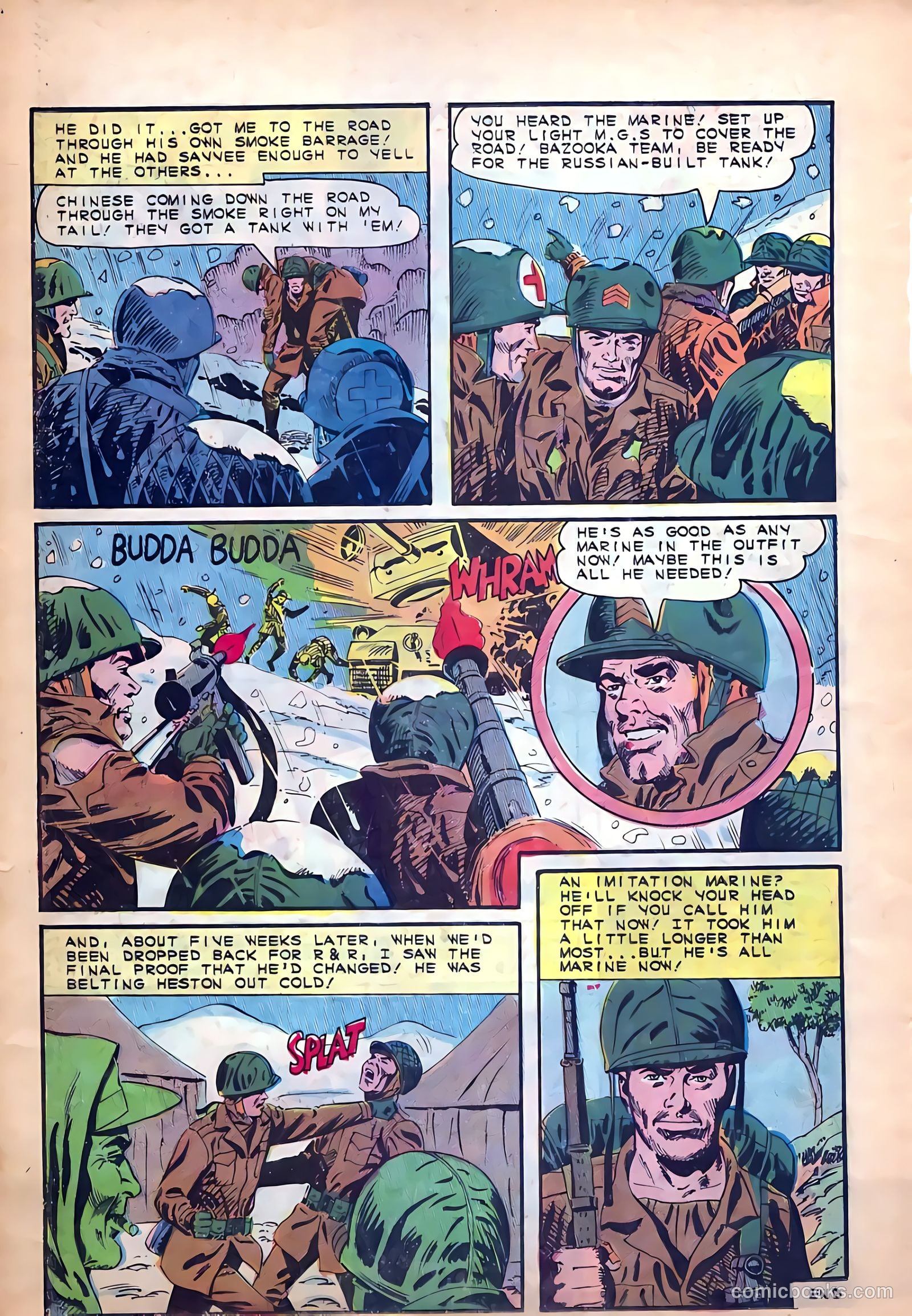 Marine War Heroes #10 (1965) — page 22 of 36