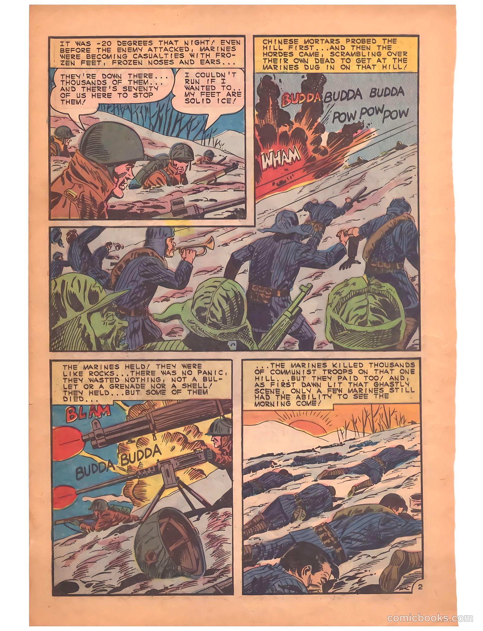 Marine War Heroes #10 (1965) — page 32 of 36