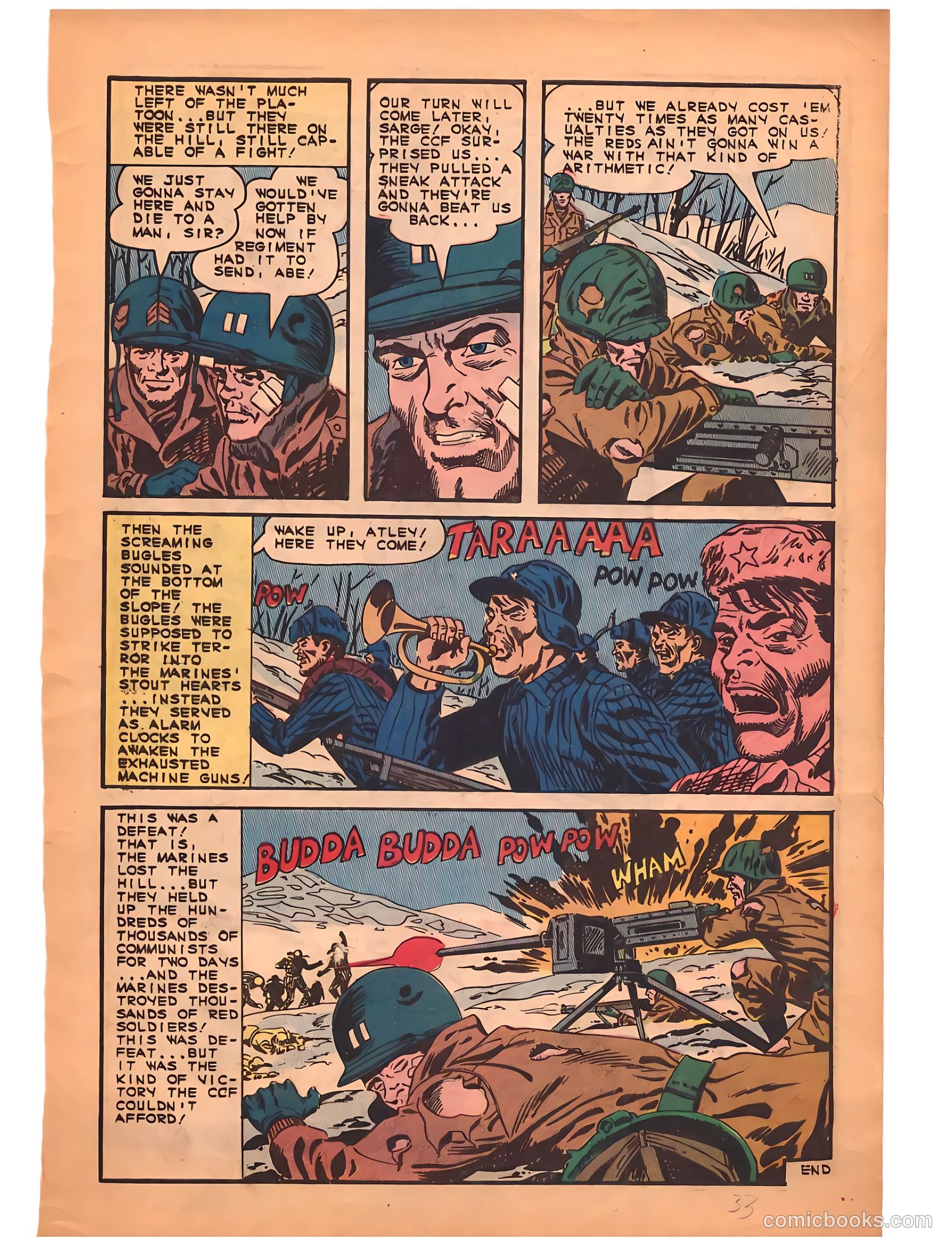 Marine War Heroes #10 (1965) — page 33 of 36