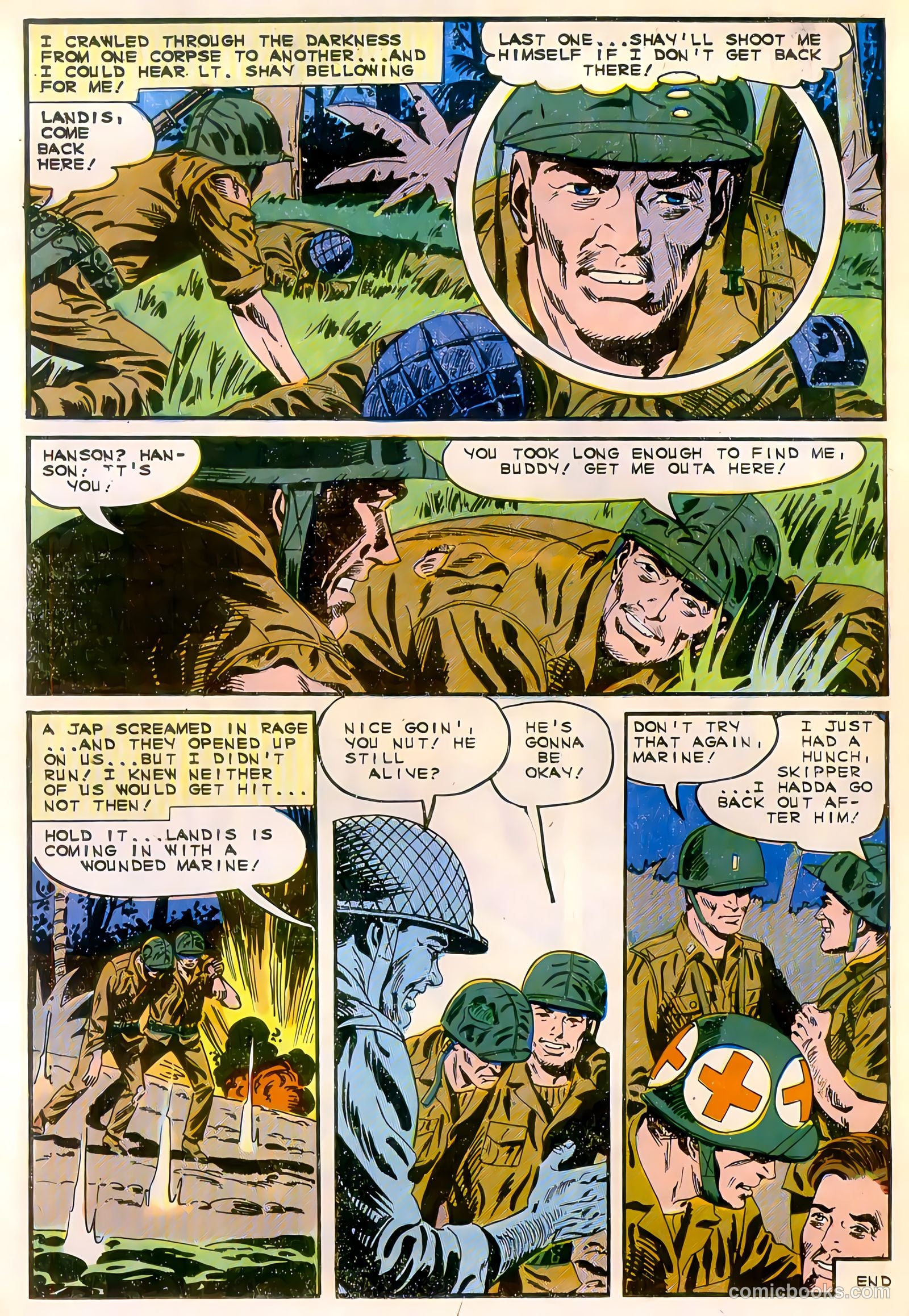 Marine War Heroes #12 (1966) — page 22 of 36