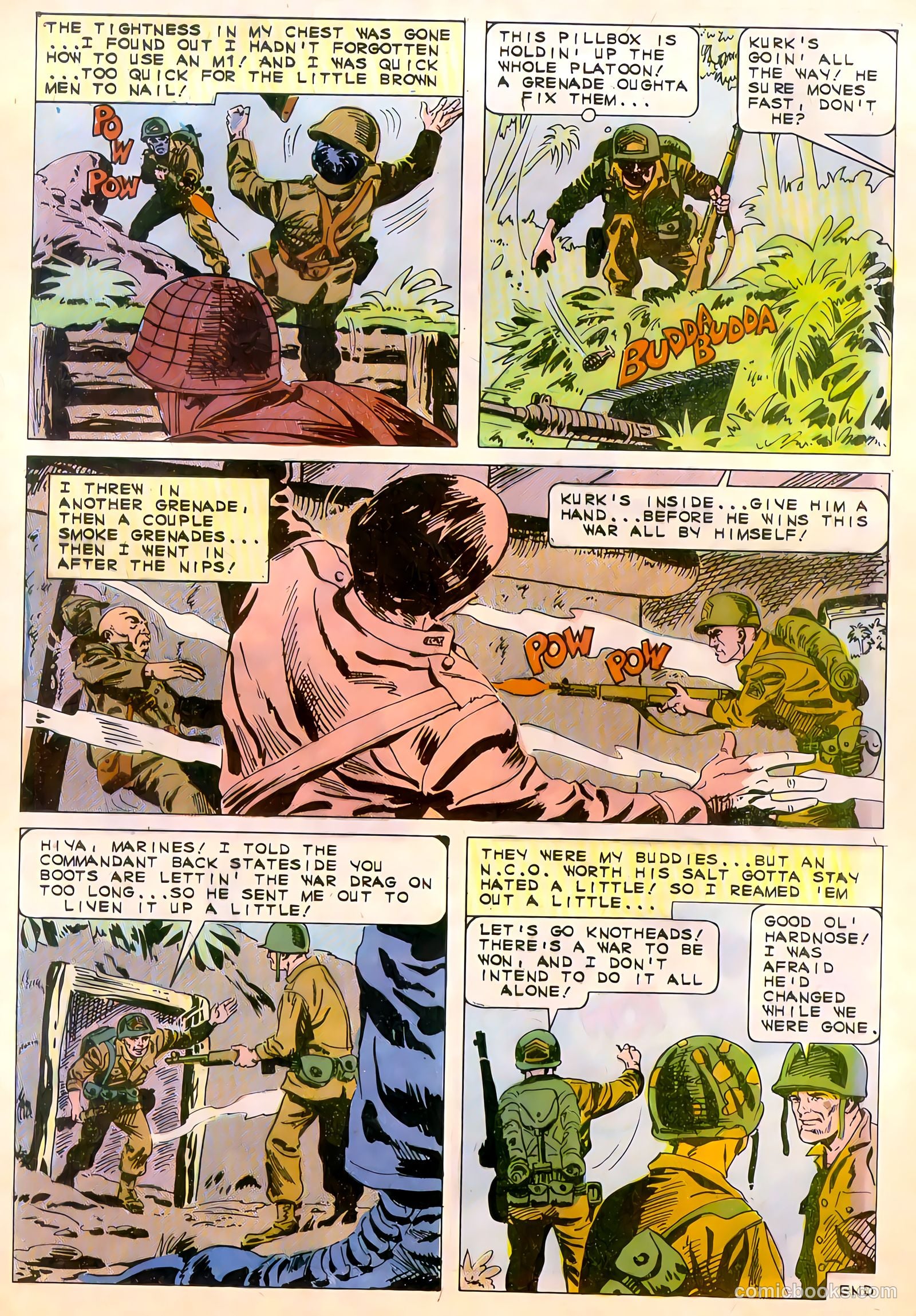 Marine War Heroes #14 (1966) — page 32 of 36