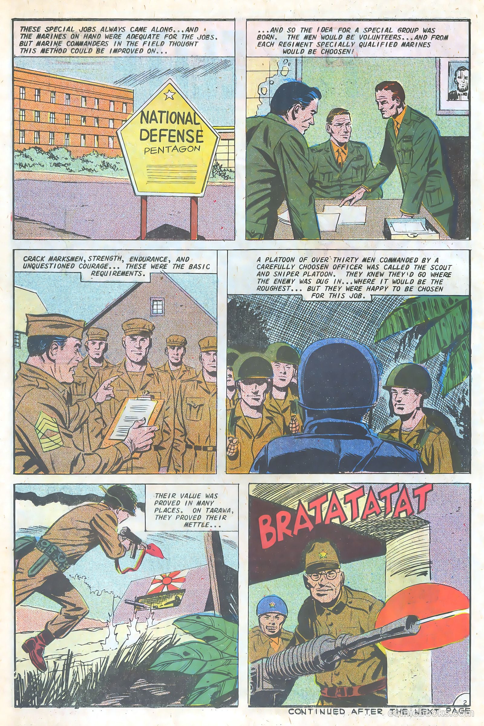 Marine War Heroes #18 (1967) — page 22 of 36