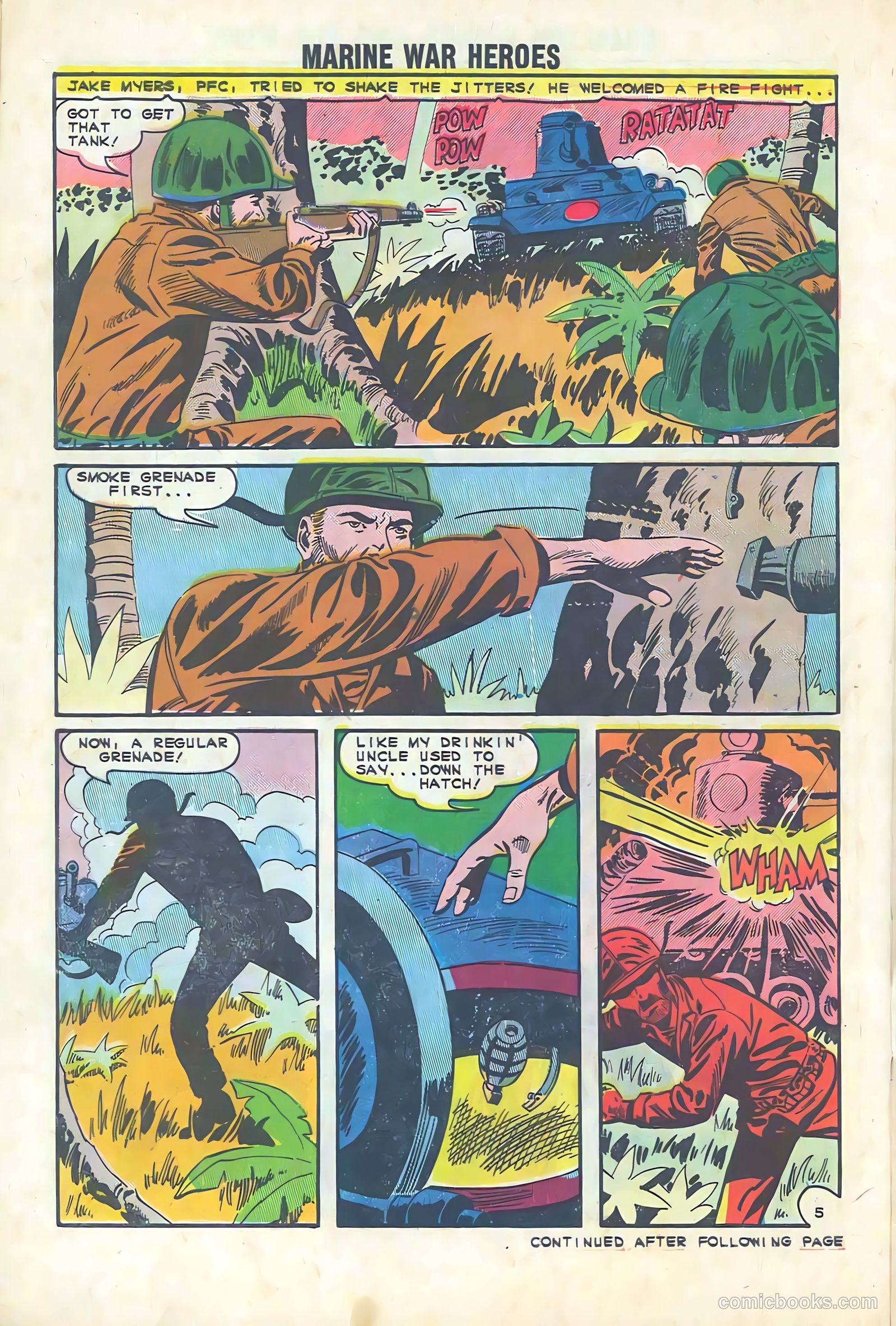 Marine War Heroes #6 (1965) — page 30 of 36