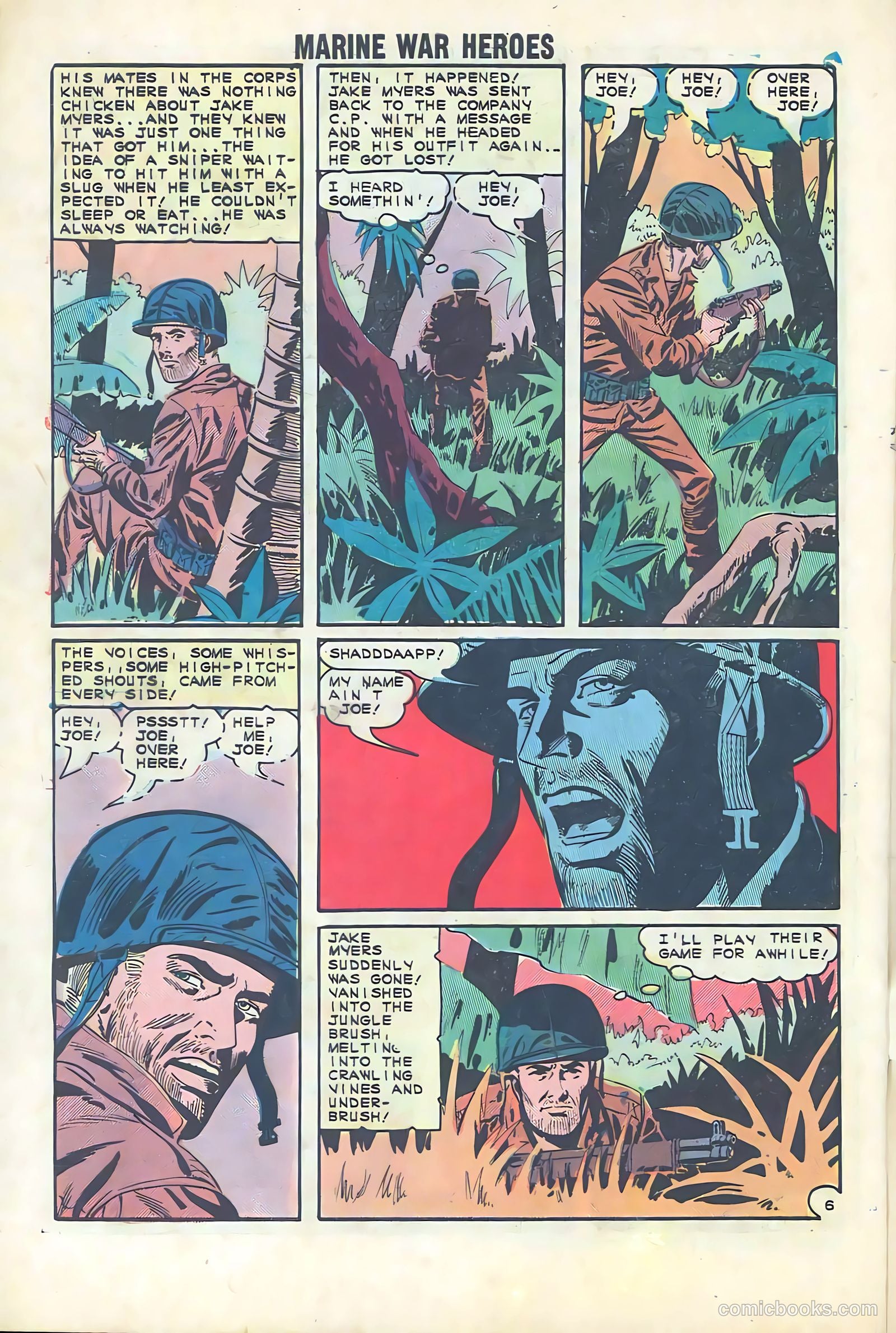 Marine War Heroes #6 (1965) — page 32 of 36