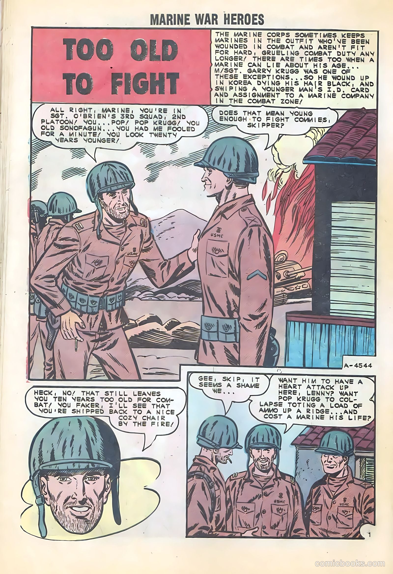 Marine War Heroes #7 (1965) — page 29 of 37