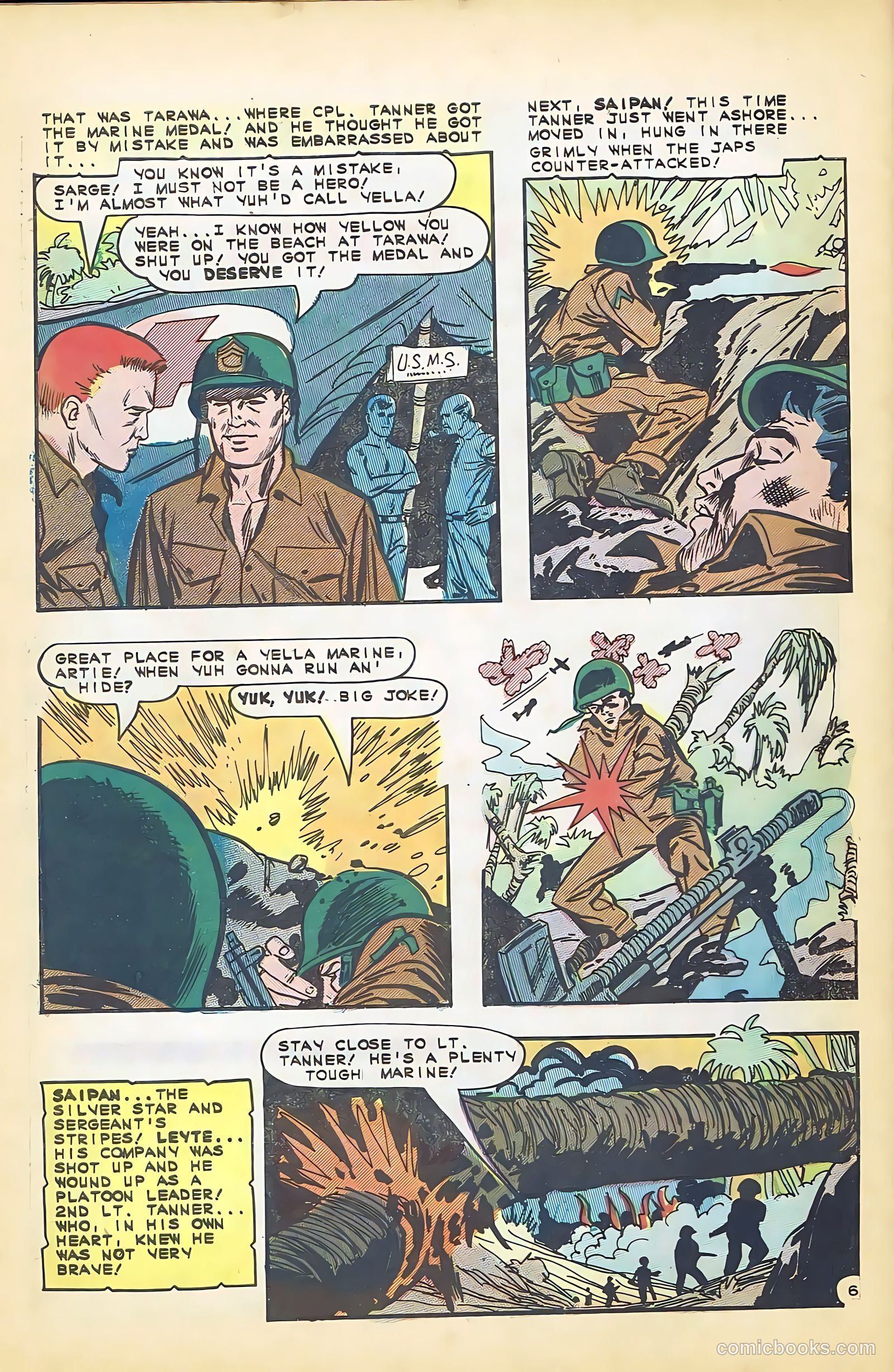 Marine War Heroes #8 (1965) — page 32 of 36