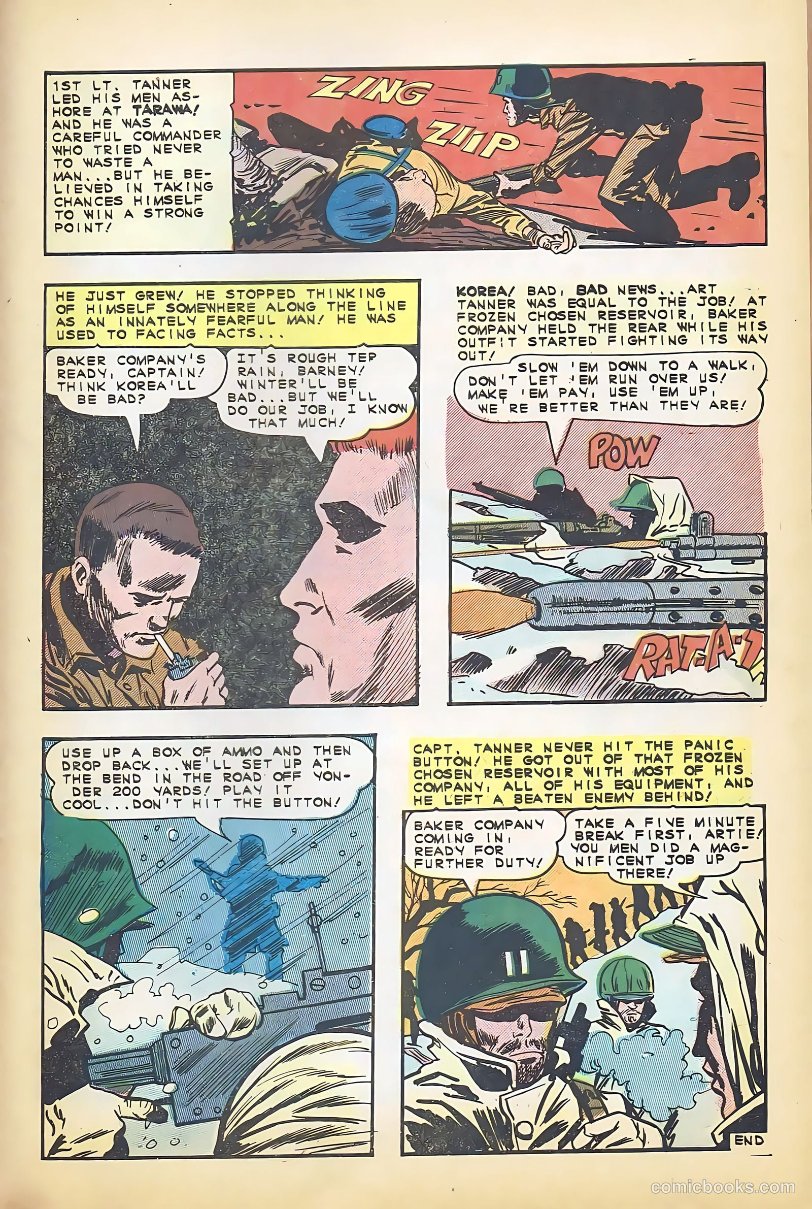 Marine War Heroes #8 (1965) — page 33 of 36