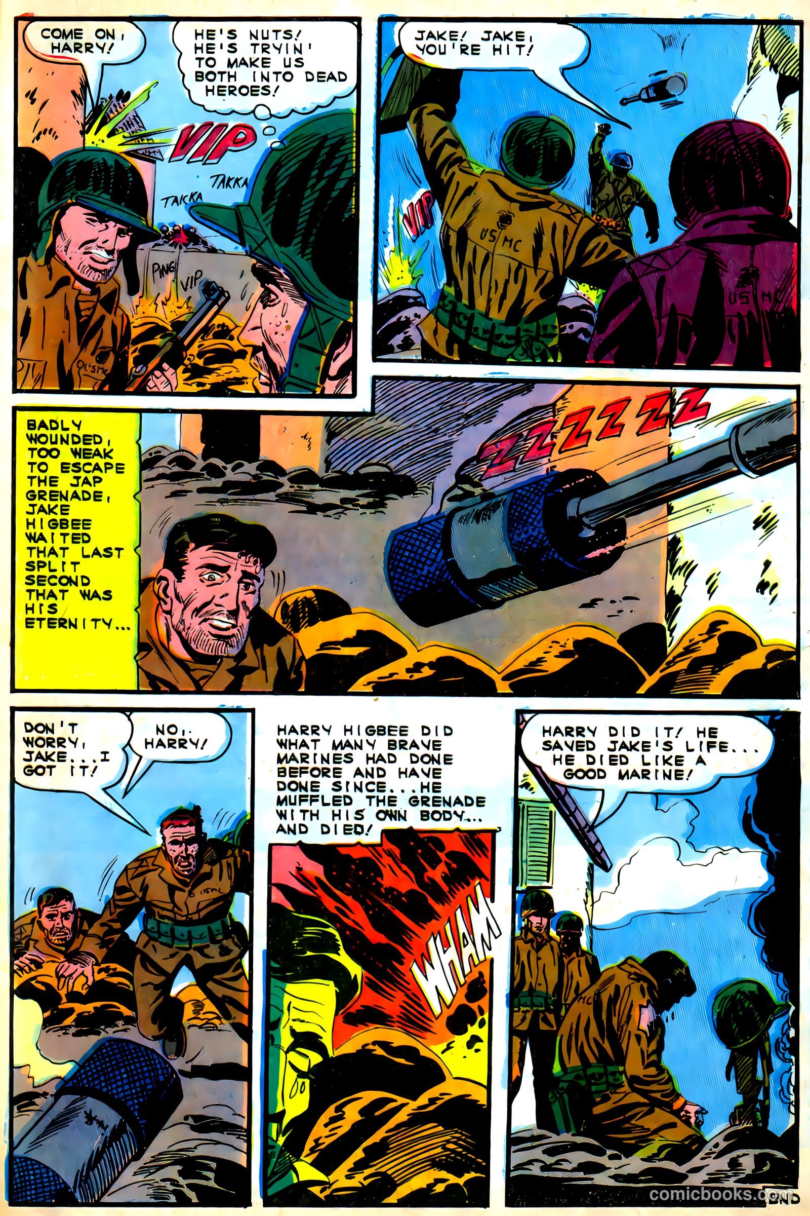 Marine War Heroes #9 (1965) — page 33 of 37