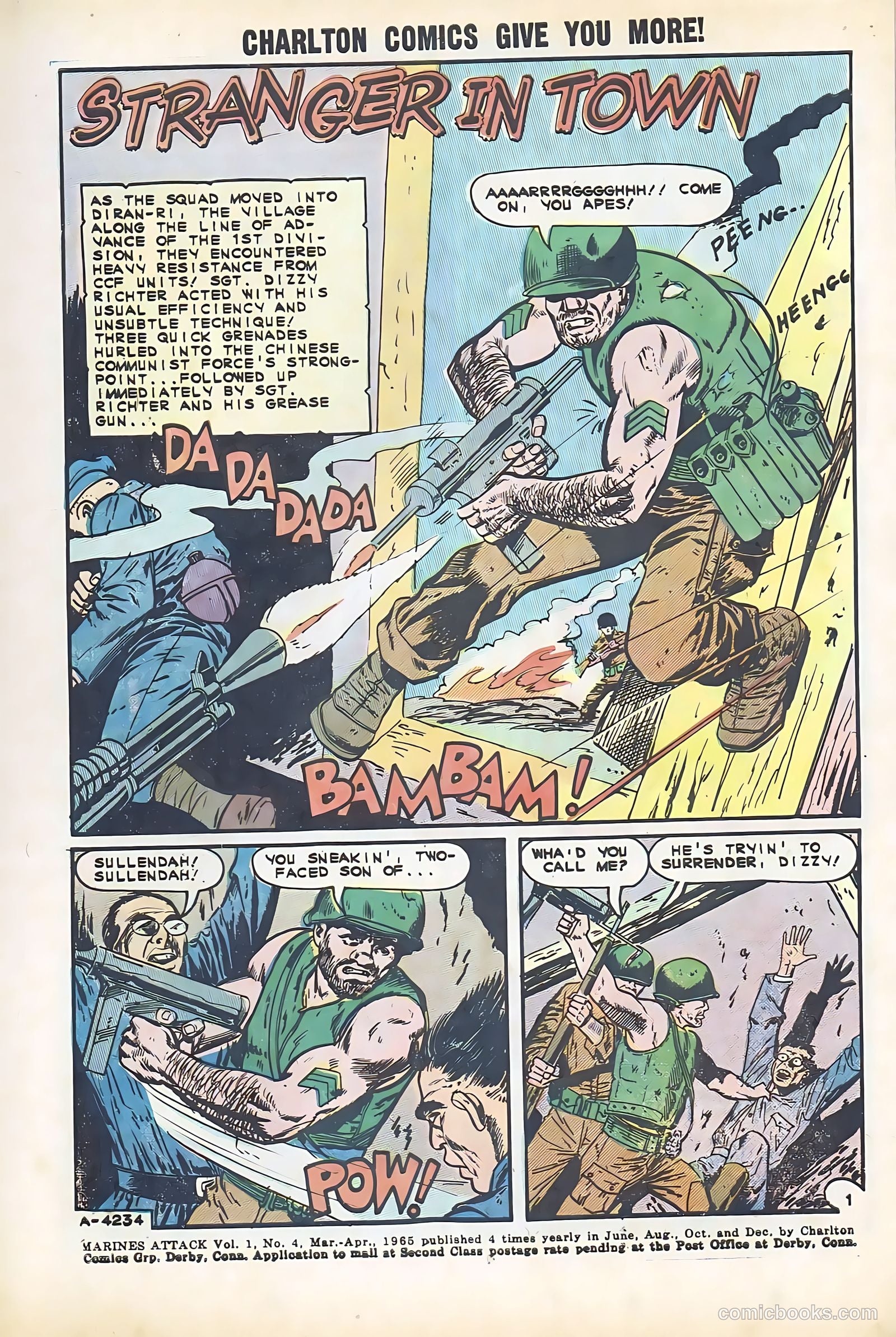Marines Attack #4 (1965) — page 3 of 36