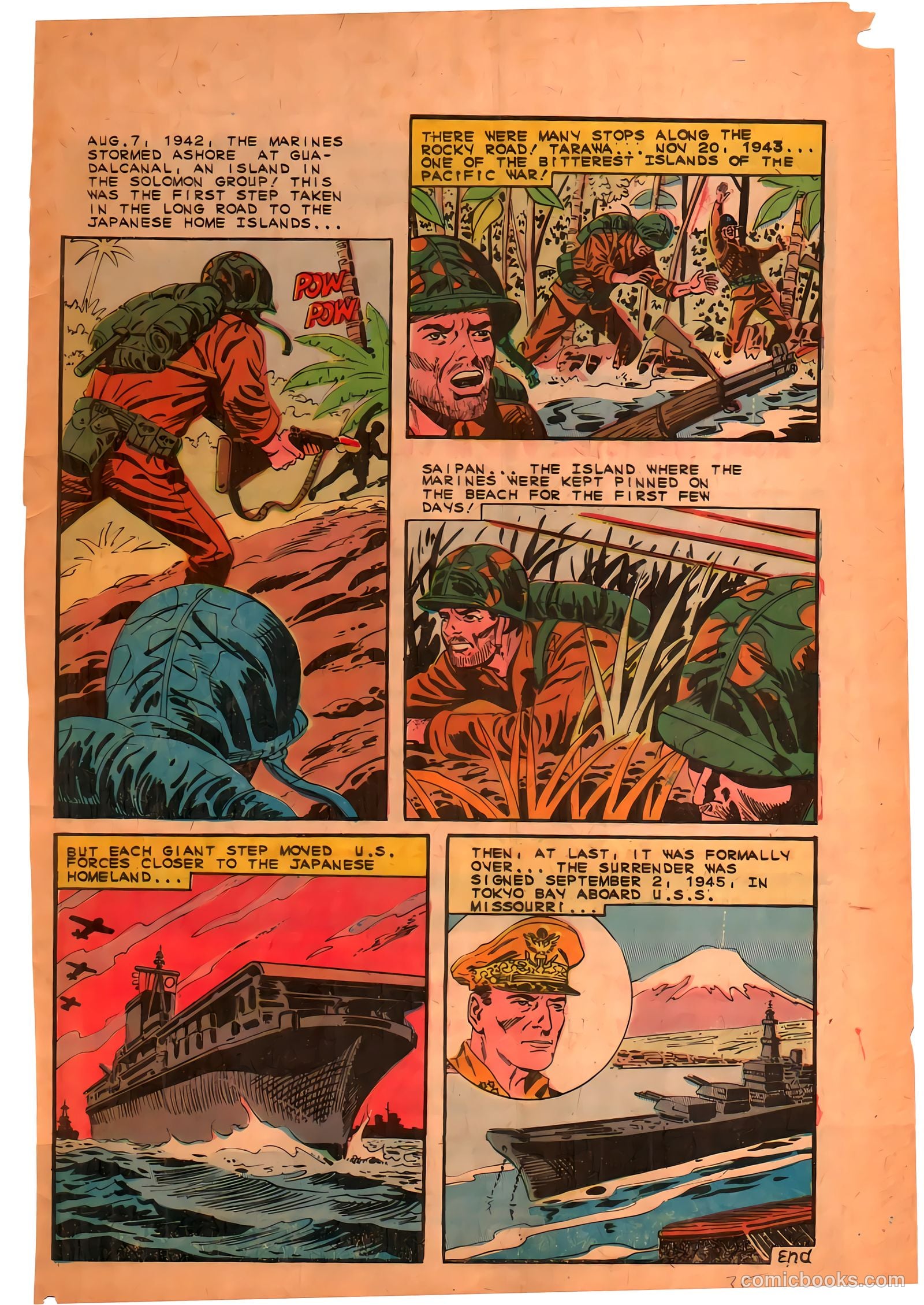 Marines Attack #5 (1965) — page 33 of 36