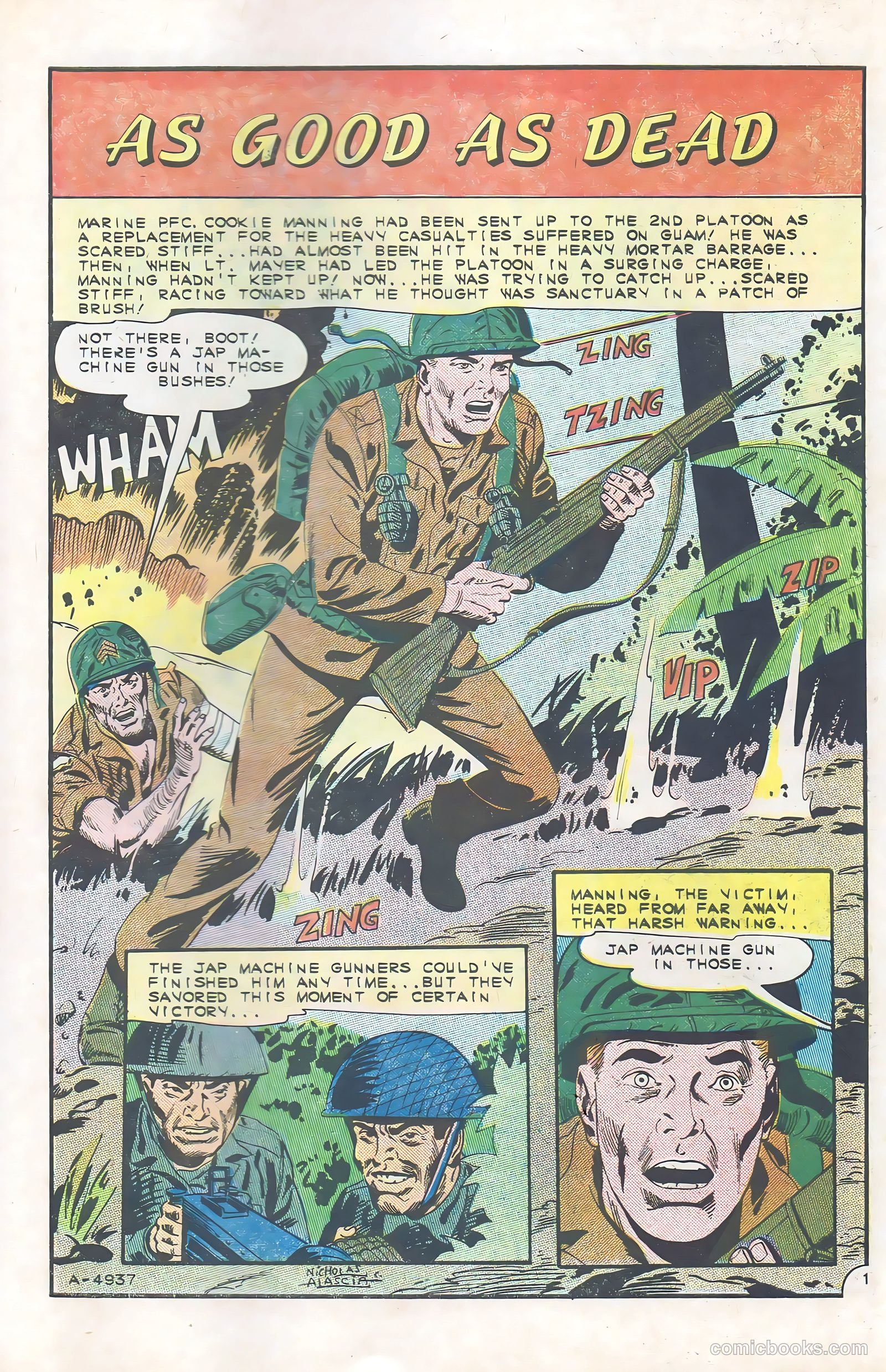 Marines Attack #6 (1965) — page 31 of 36