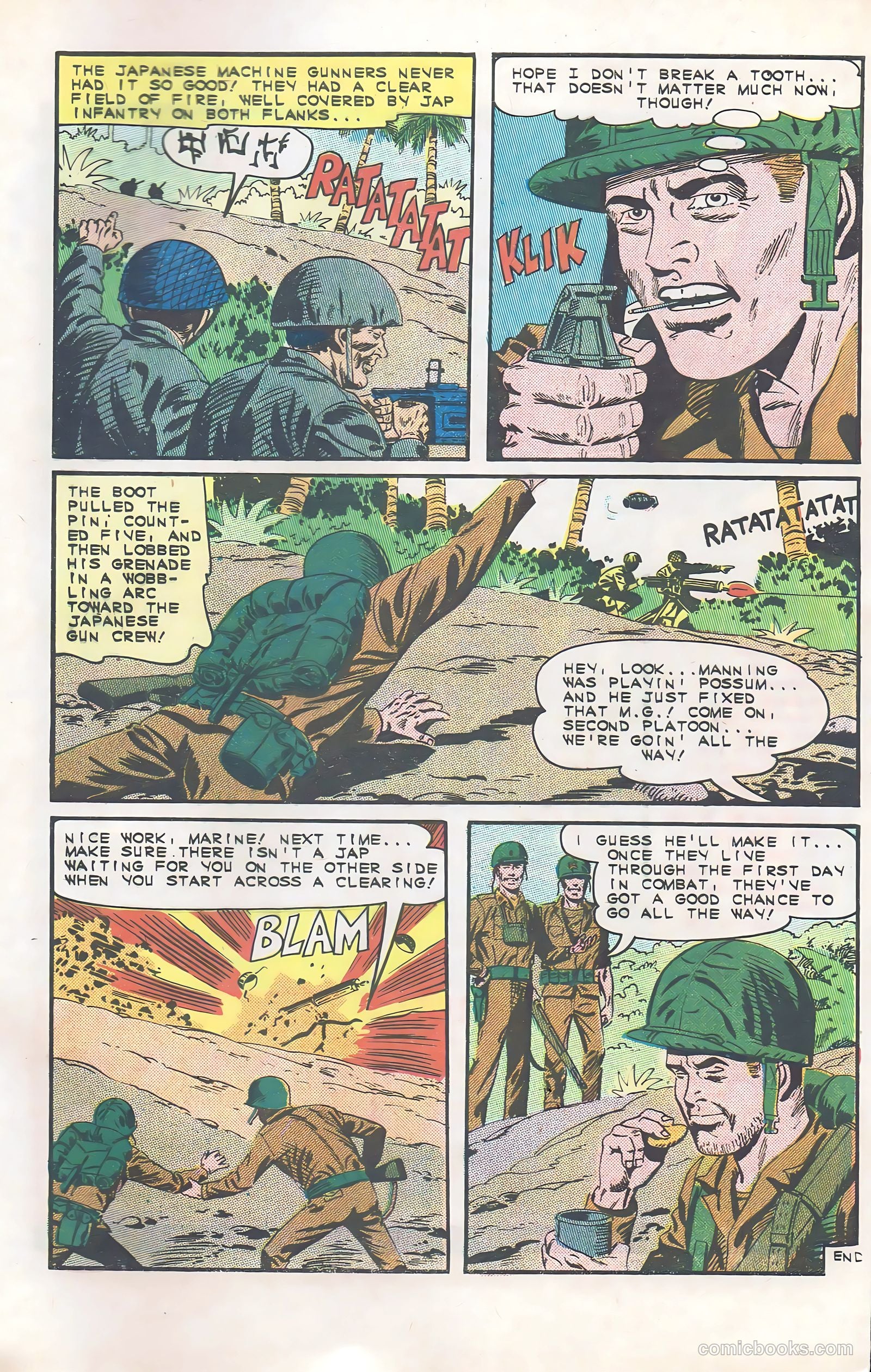 Marines Attack #6 (1965) — page 33 of 36