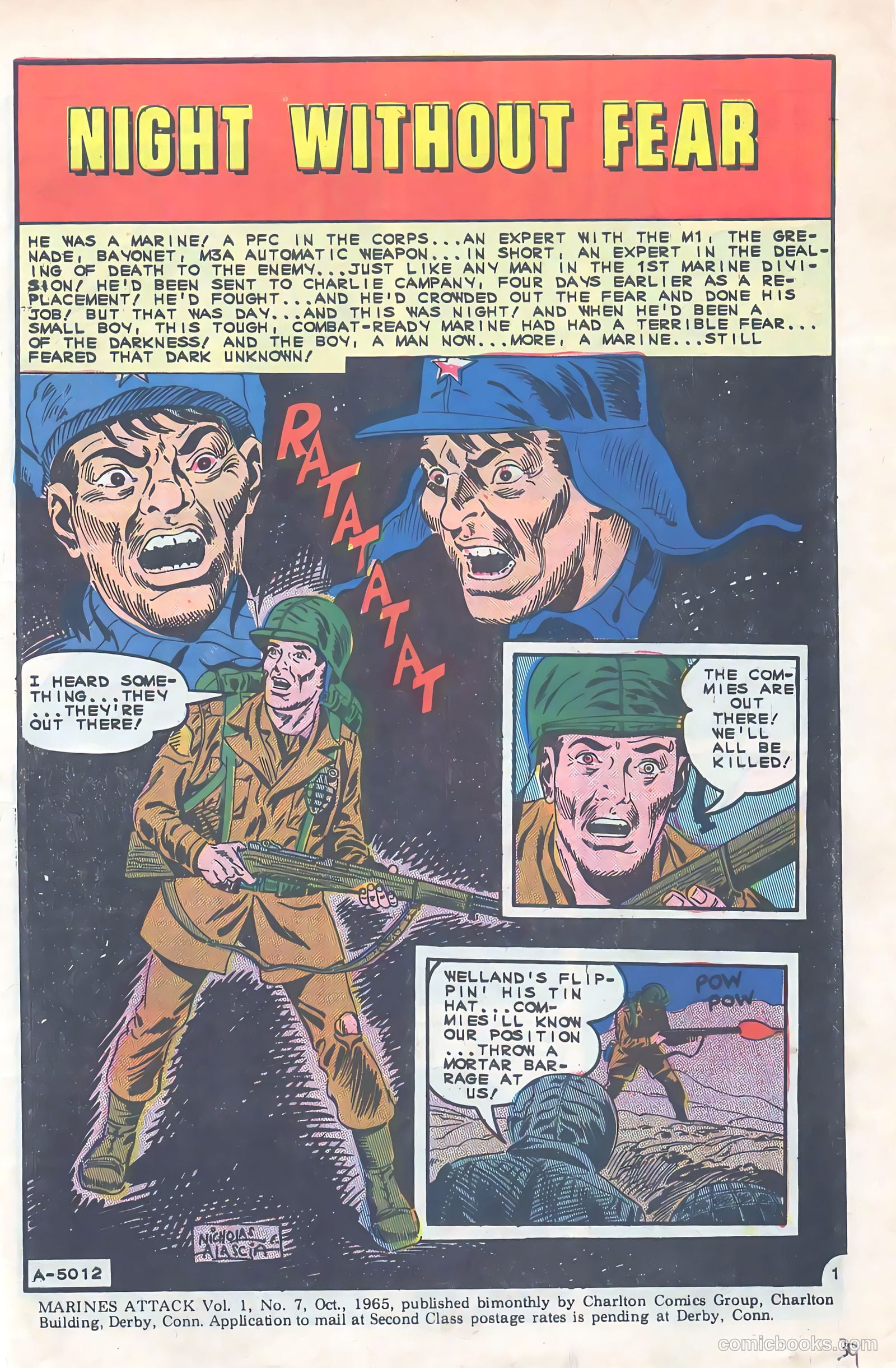 Marines Attack #7 (1965) — page 3 of 36