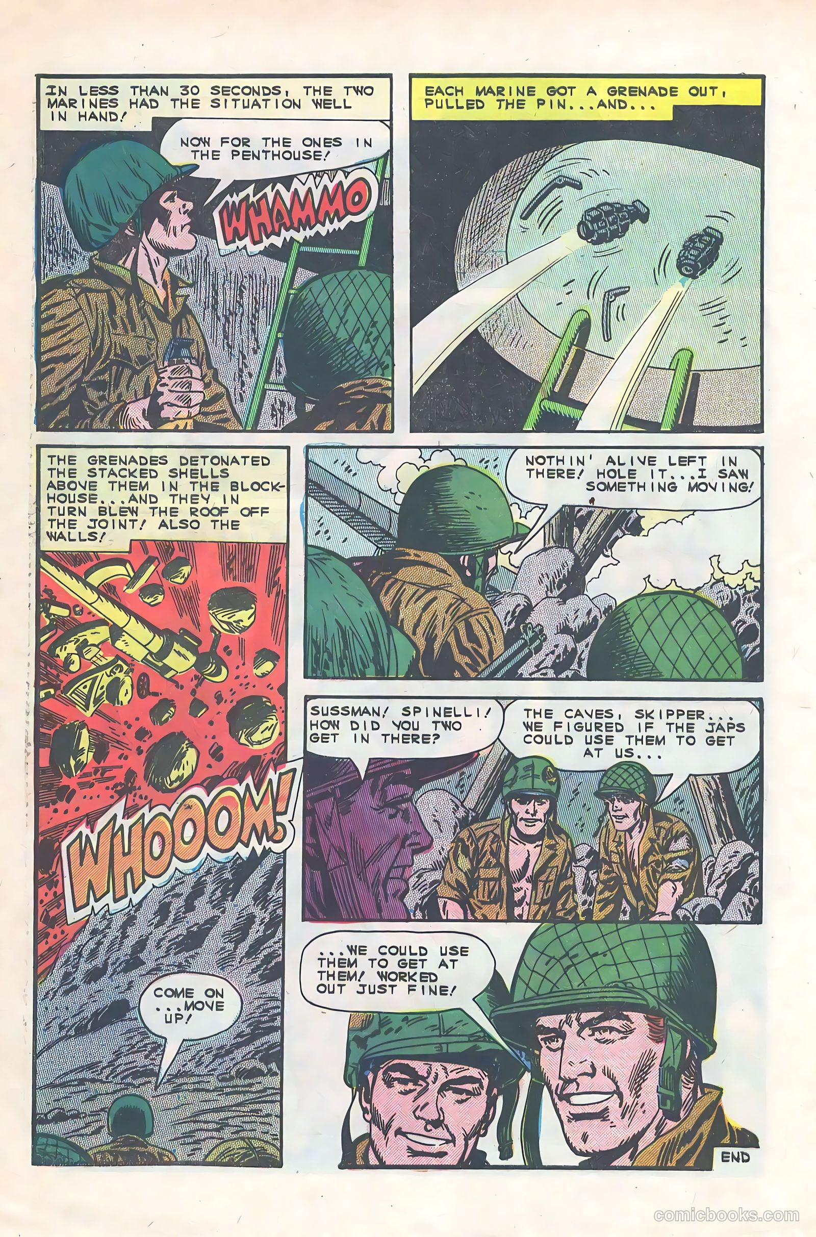Marines Attack #7 (1965) — page 28 of 36