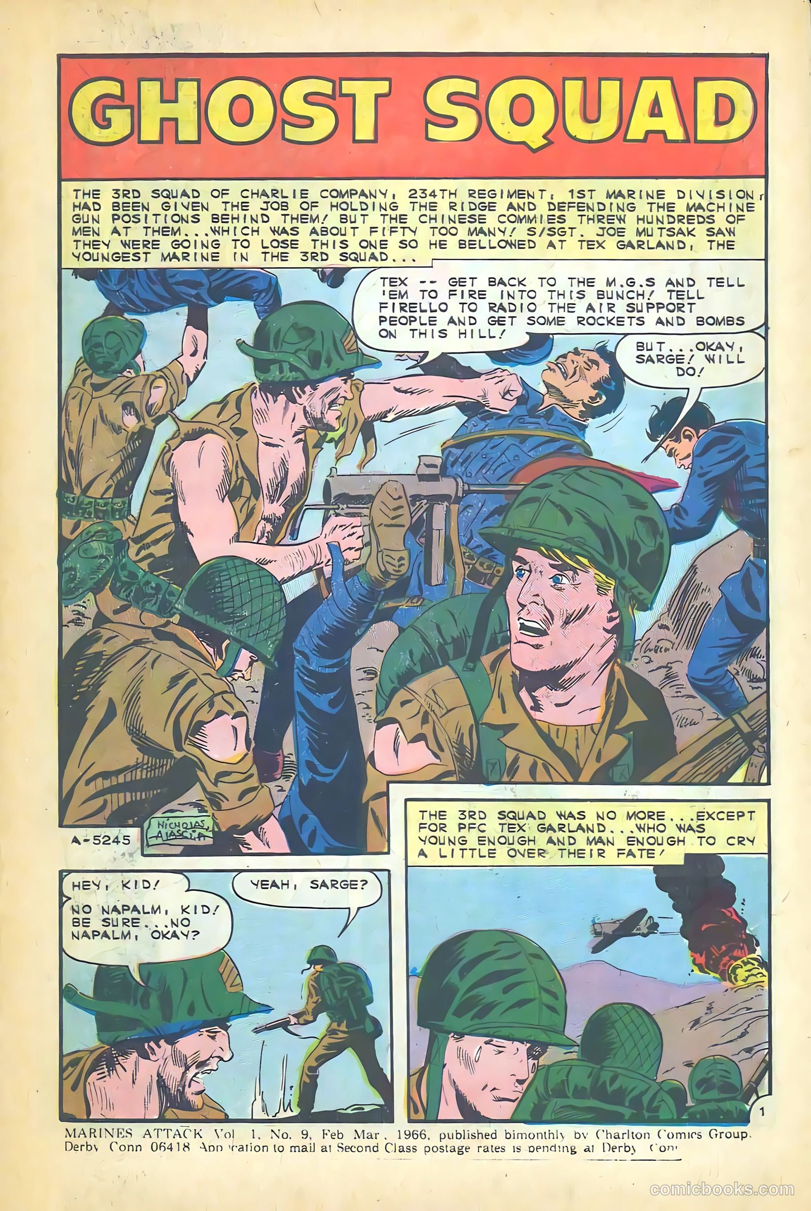 Marines Attack #9 (1966) — page 3 of 36