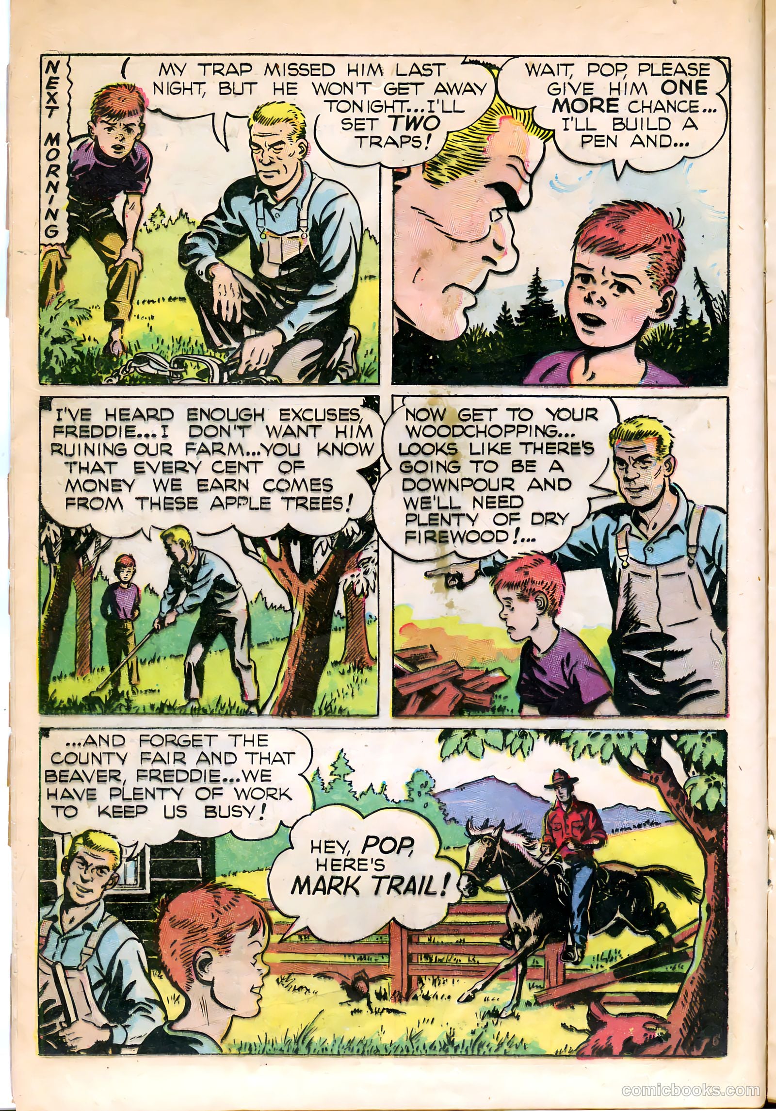 Mark Trail #1 (1955) — page 16 of 36