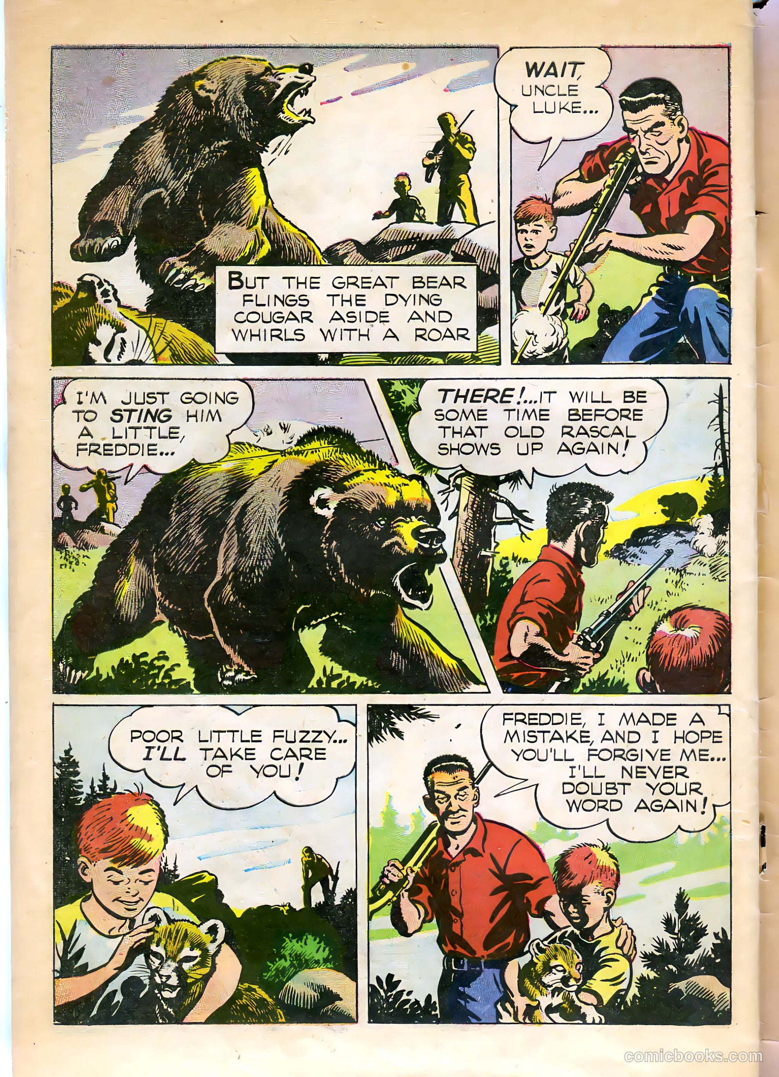 Mark Trail #1 (1955) — page 34 of 36