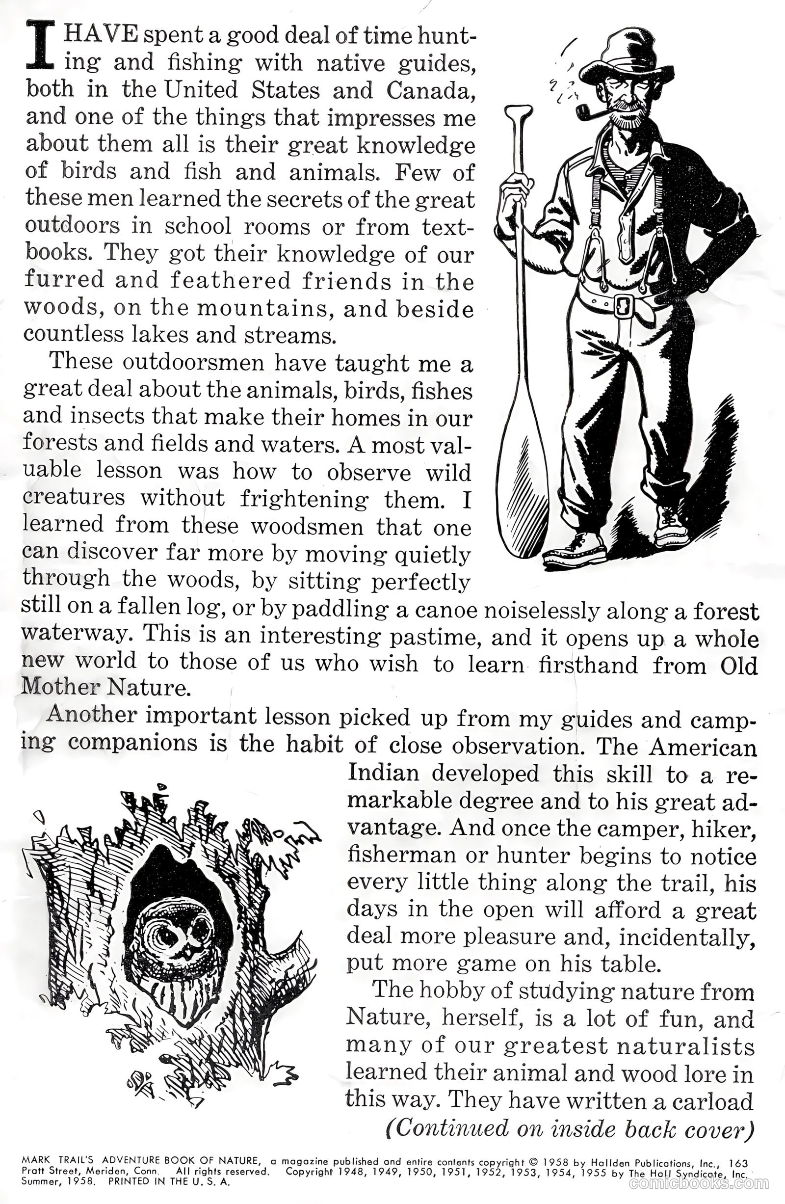 Mark Trail's Adventure Book of Nature #1 (1958) — page 2 of 84