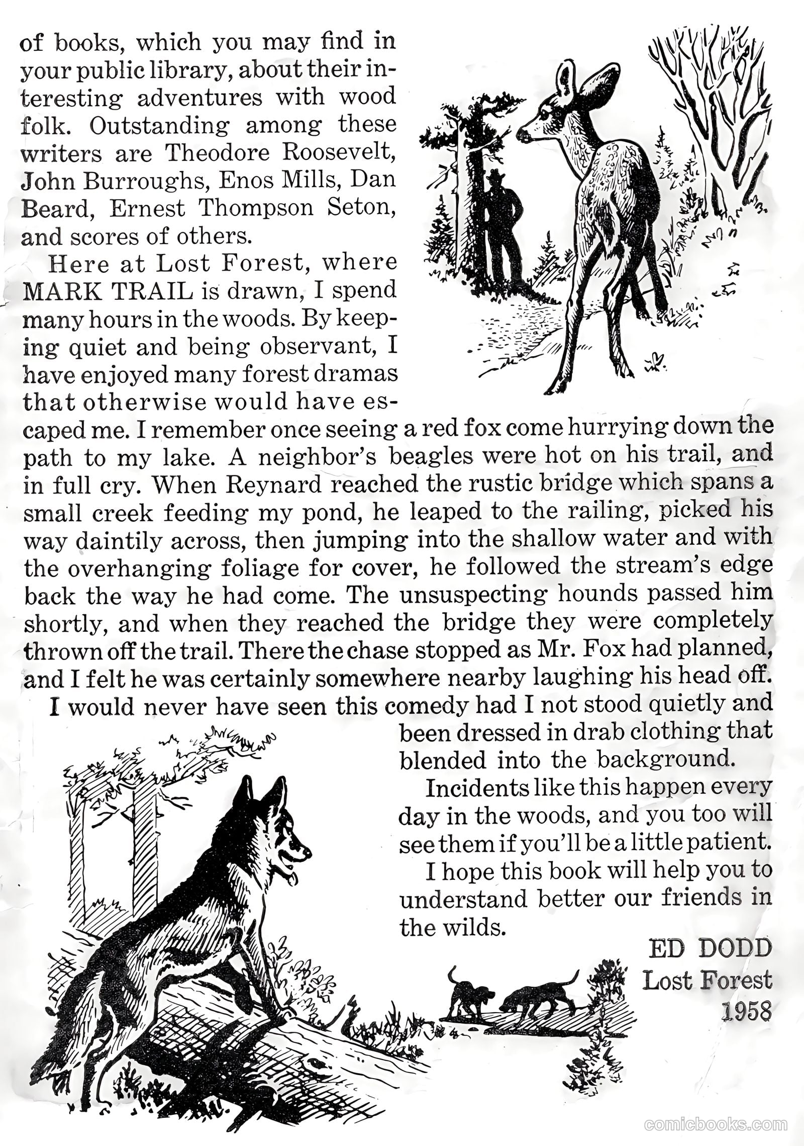 Mark Trail's Adventure Book of Nature #1 (1958) — page 83 of 84